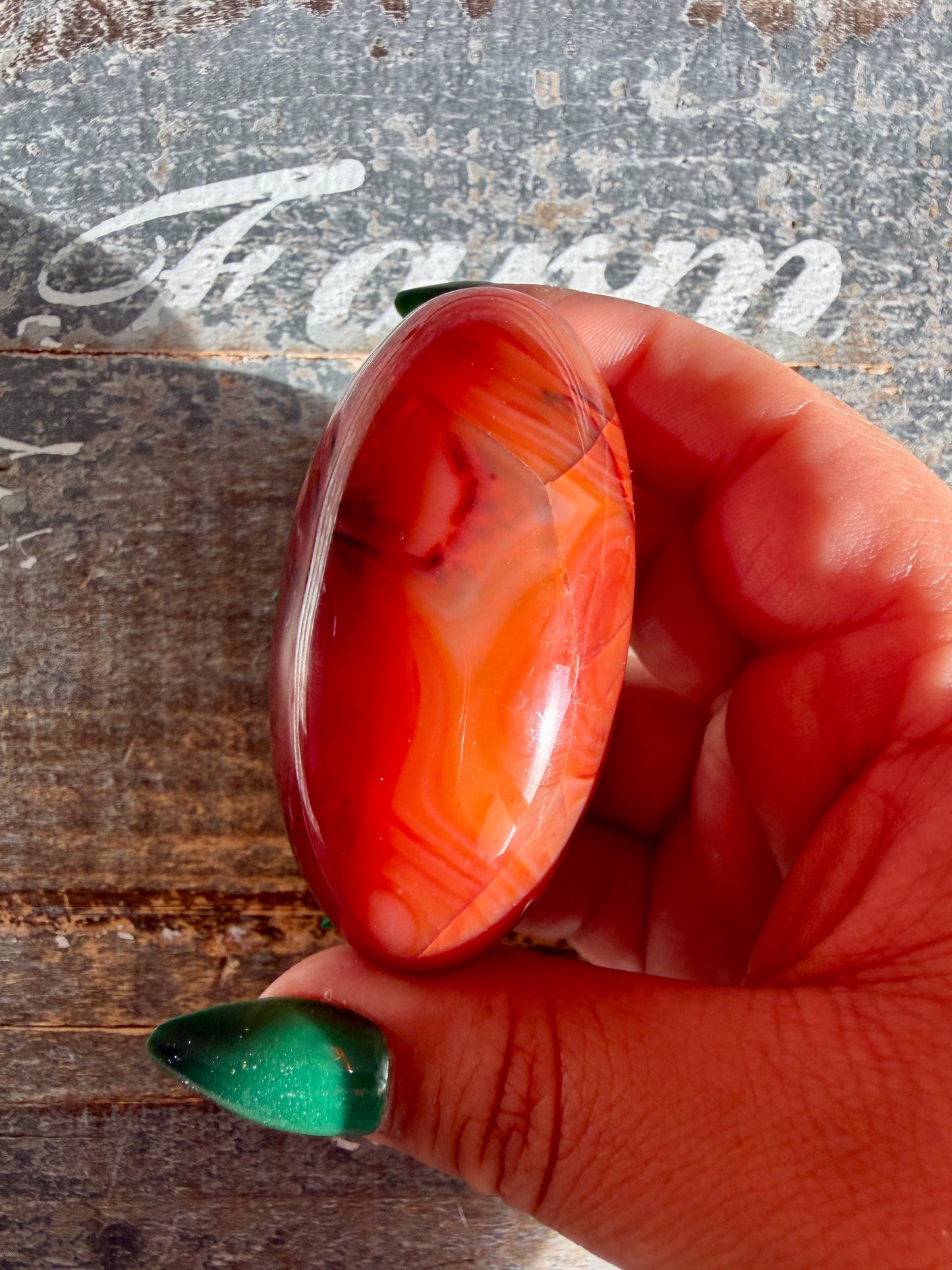 Gorgeous Carnelian Lingam | Opt A
