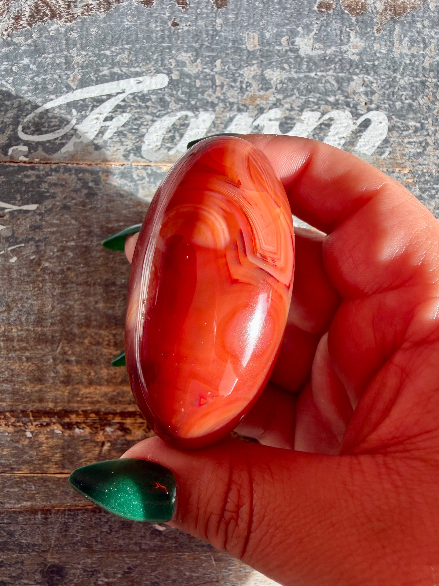 Gorgeous Carnelian Lingam | Opt A