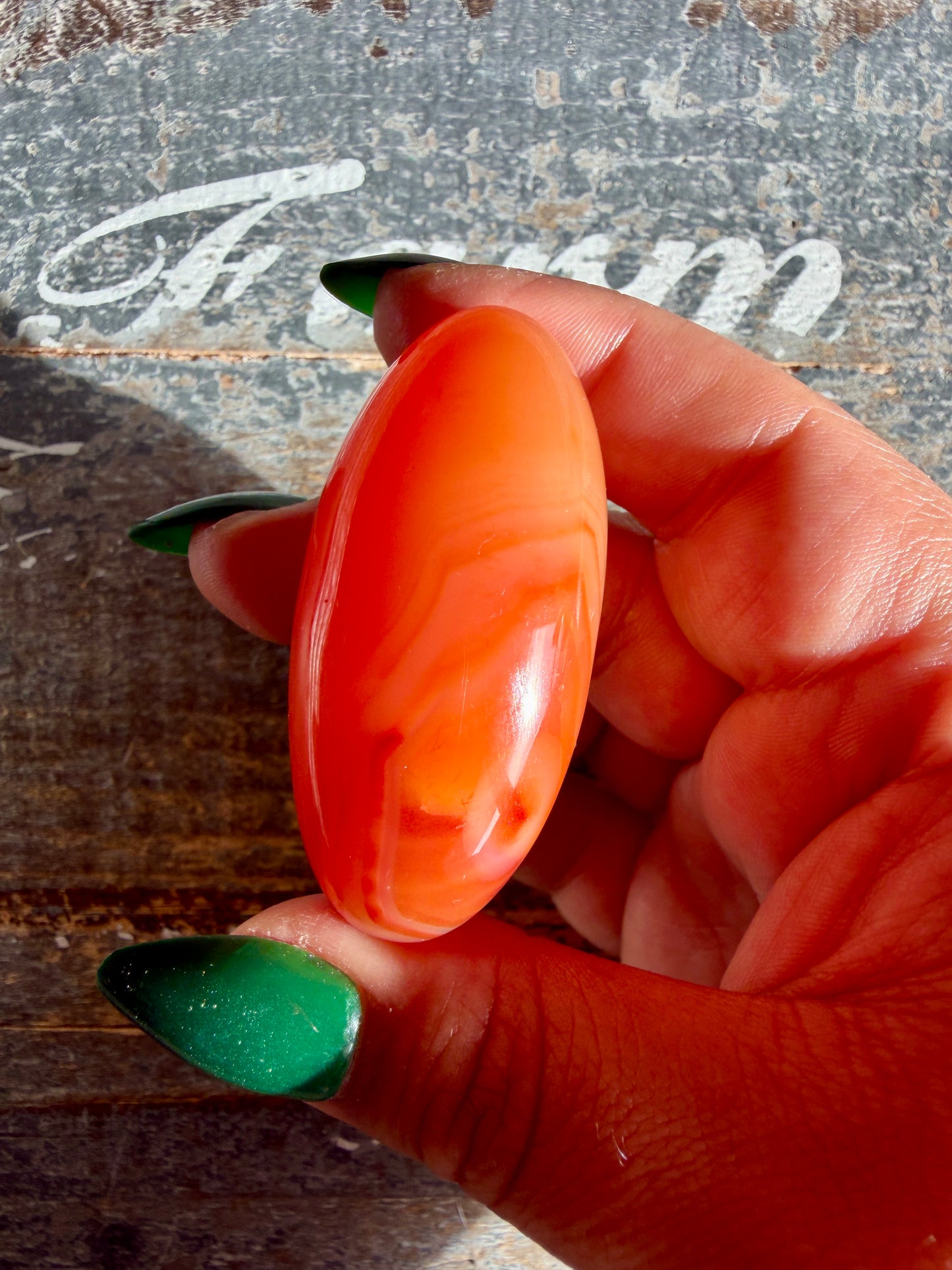 Gorgeous Carnelian Lingam | Opt E