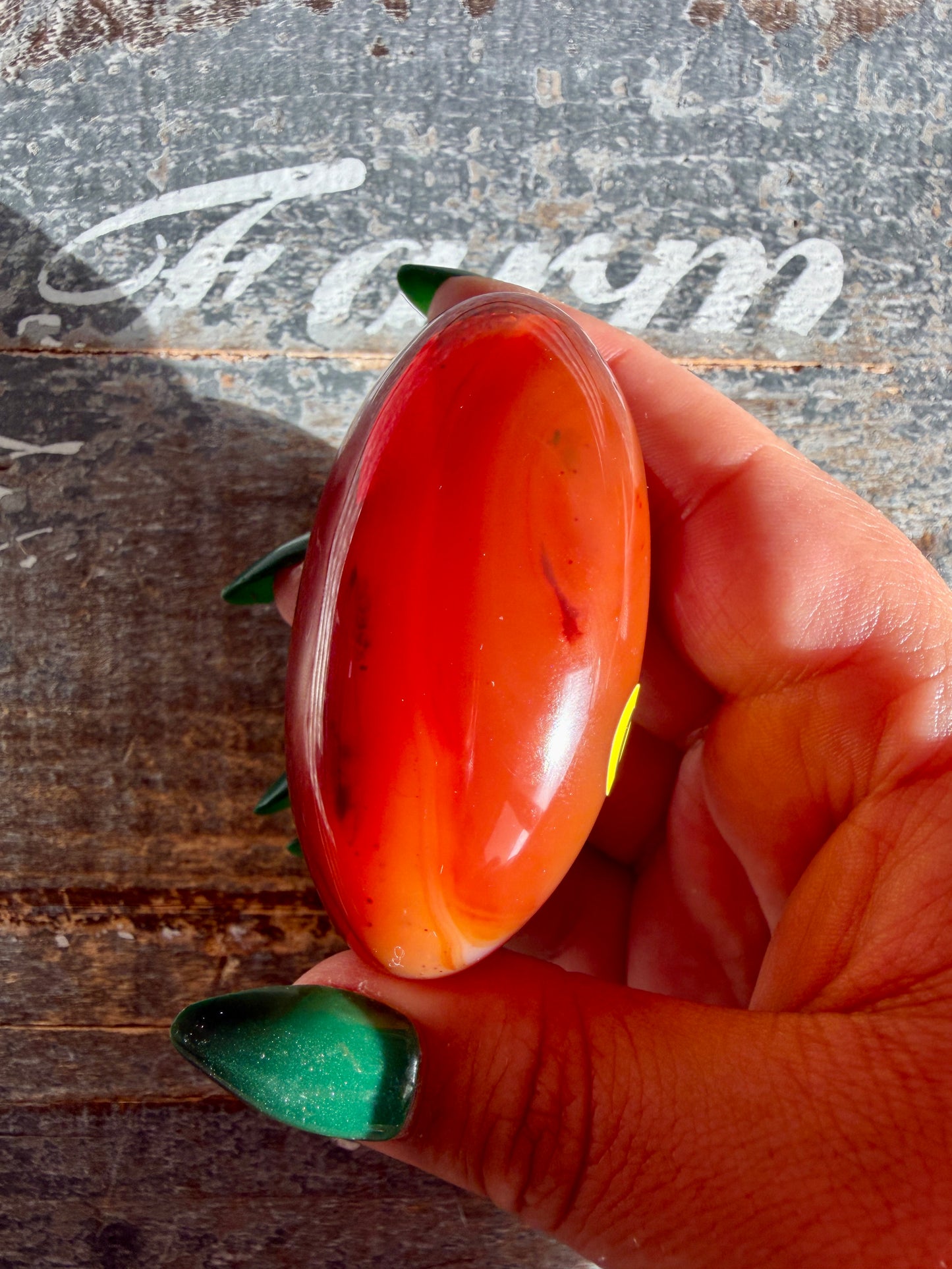 Gorgeous Carnelian Lingam | Opt C