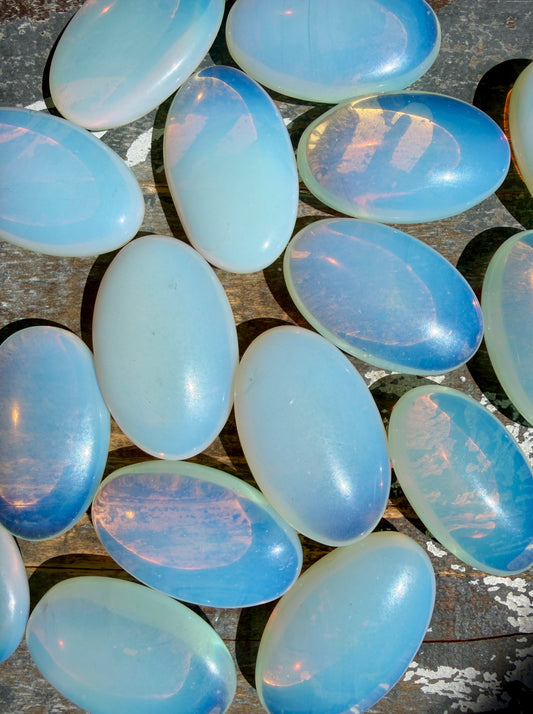 Gorgeous Opalite Palm Stone | Intuitively Chosen