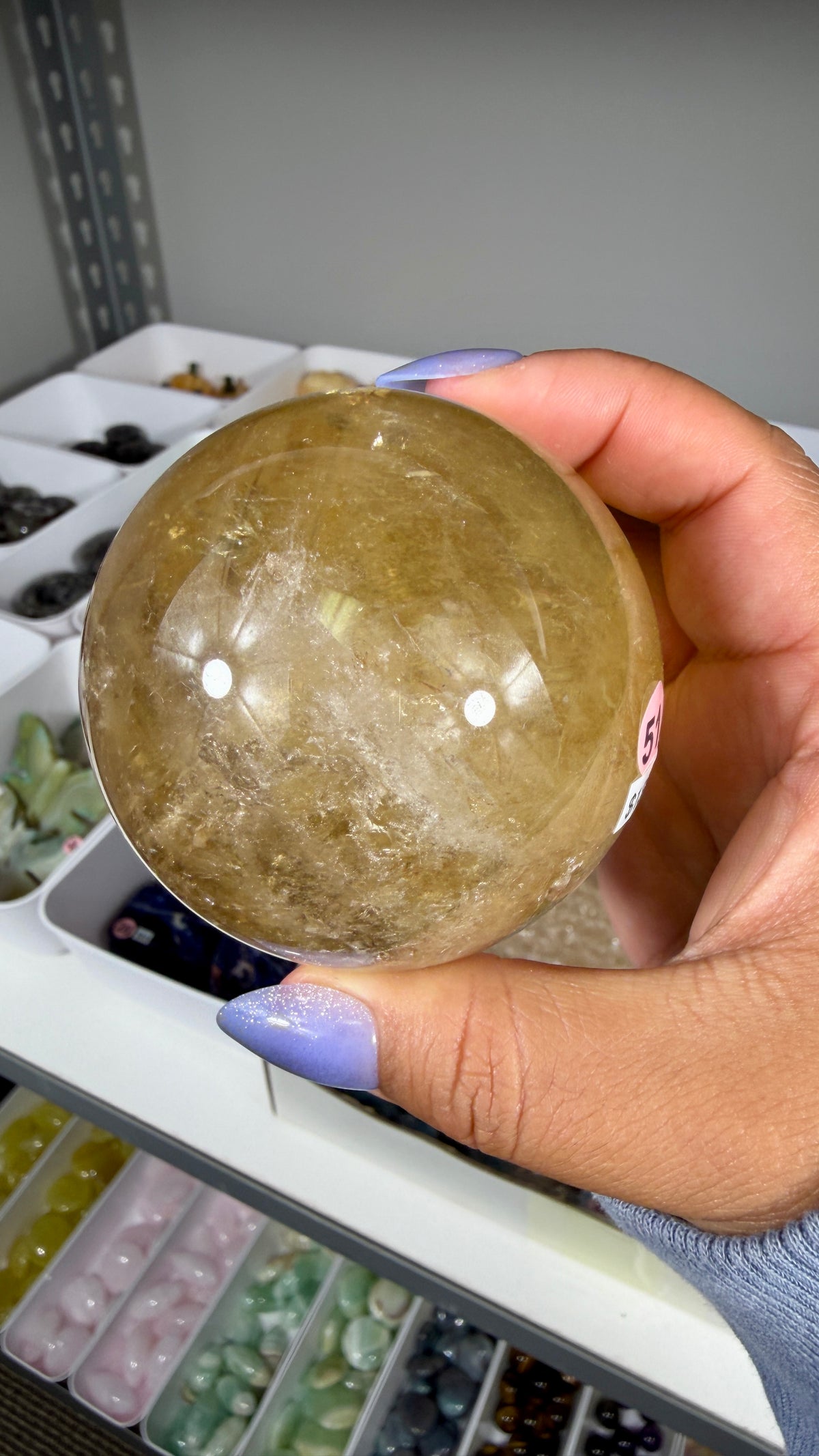 Gorgeous Natural Citrine Sphere from the Congo | Opt 51