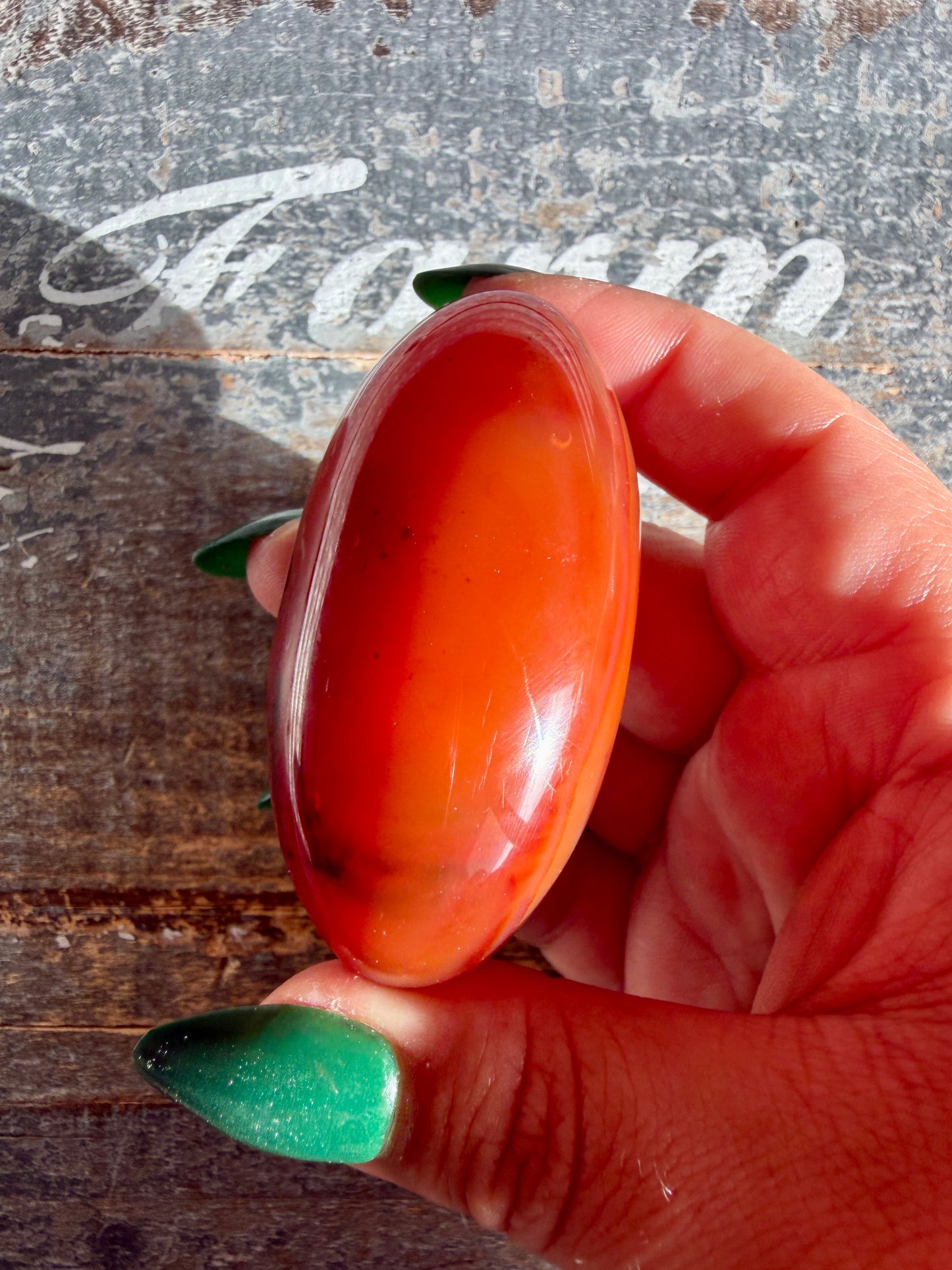 Gorgeous Carnelian Lingam | Opt C