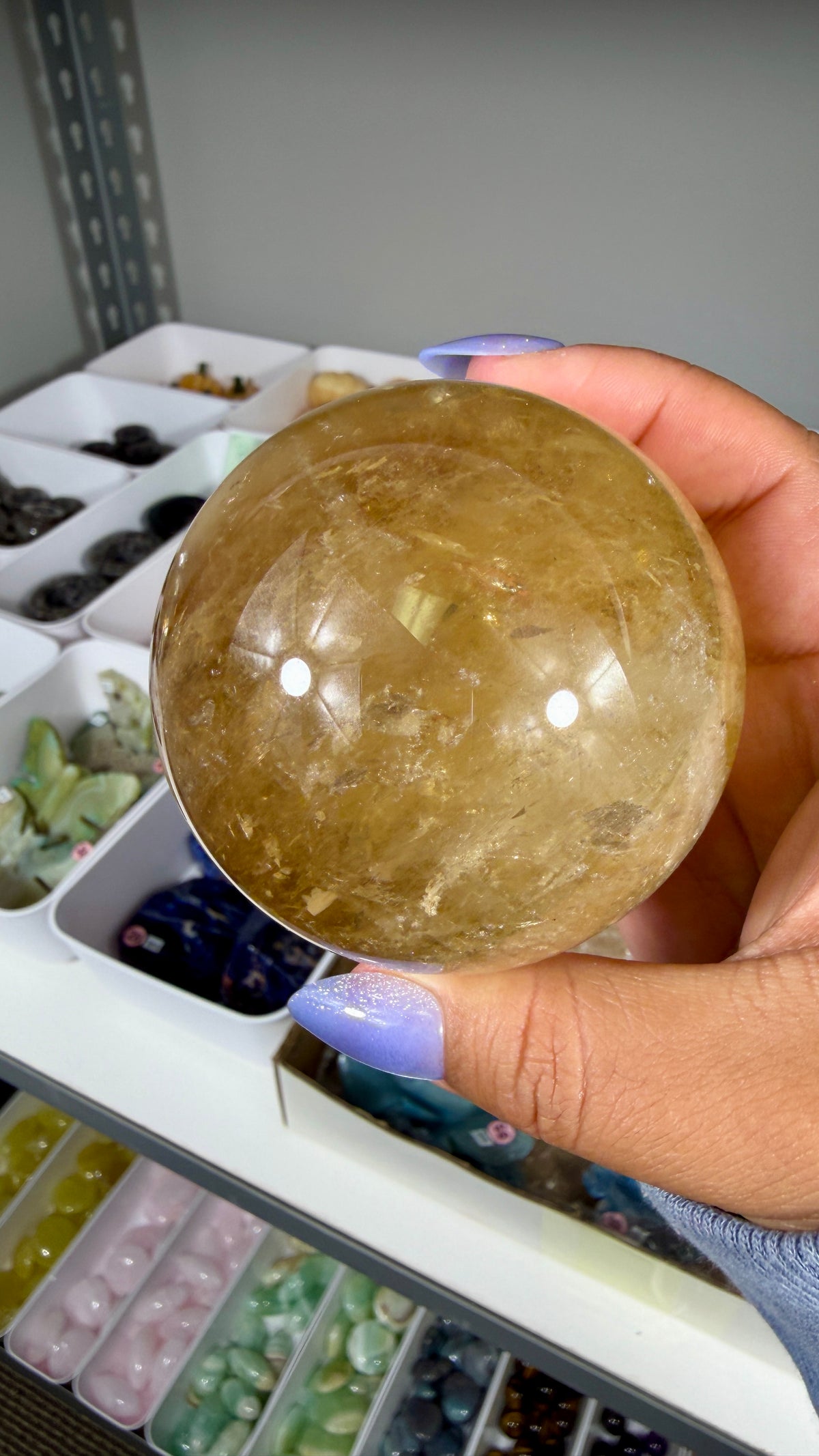 Gorgeous Natural Citrine Sphere from the Congo | Opt 51
