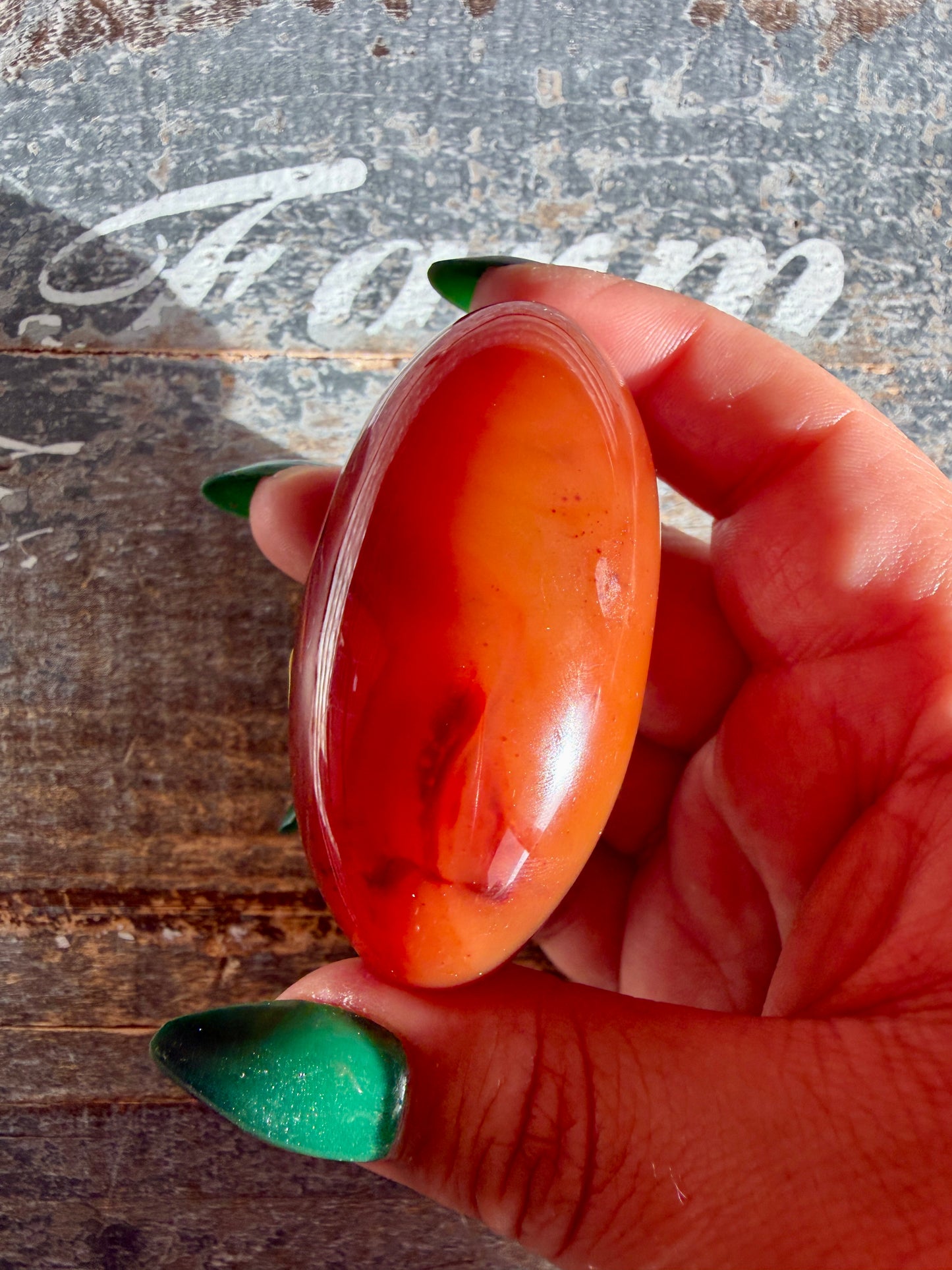 Gorgeous Carnelian Lingam | Opt C