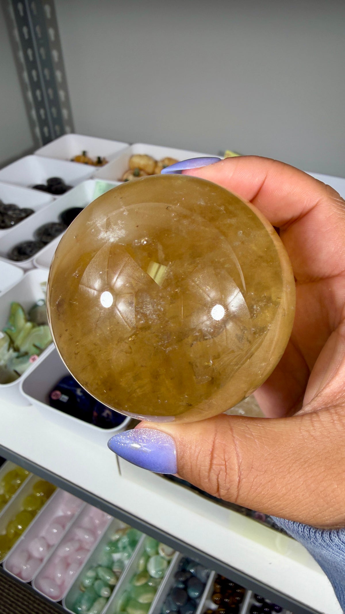 Gorgeous Natural Citrine Sphere from the Congo | Opt 51