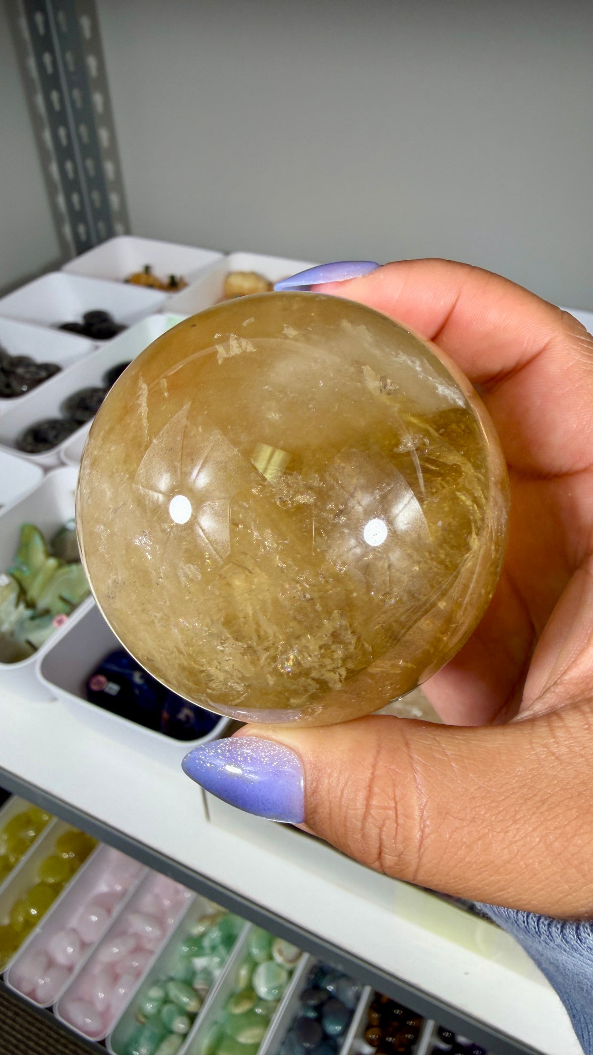 Gorgeous Natural Citrine Sphere from the Congo | Opt 51