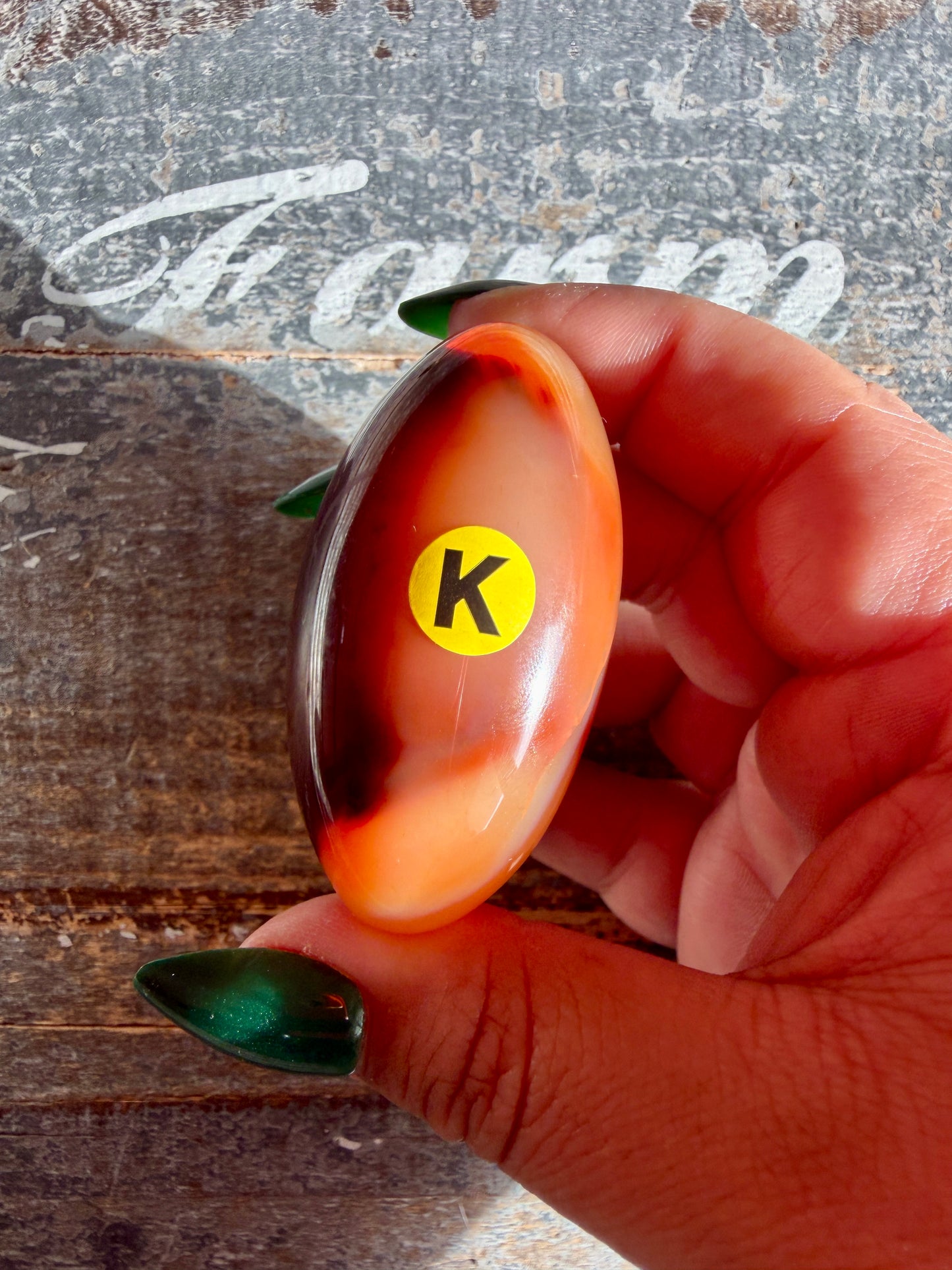 Gorgeous Carnelian Lingam | Opt K
