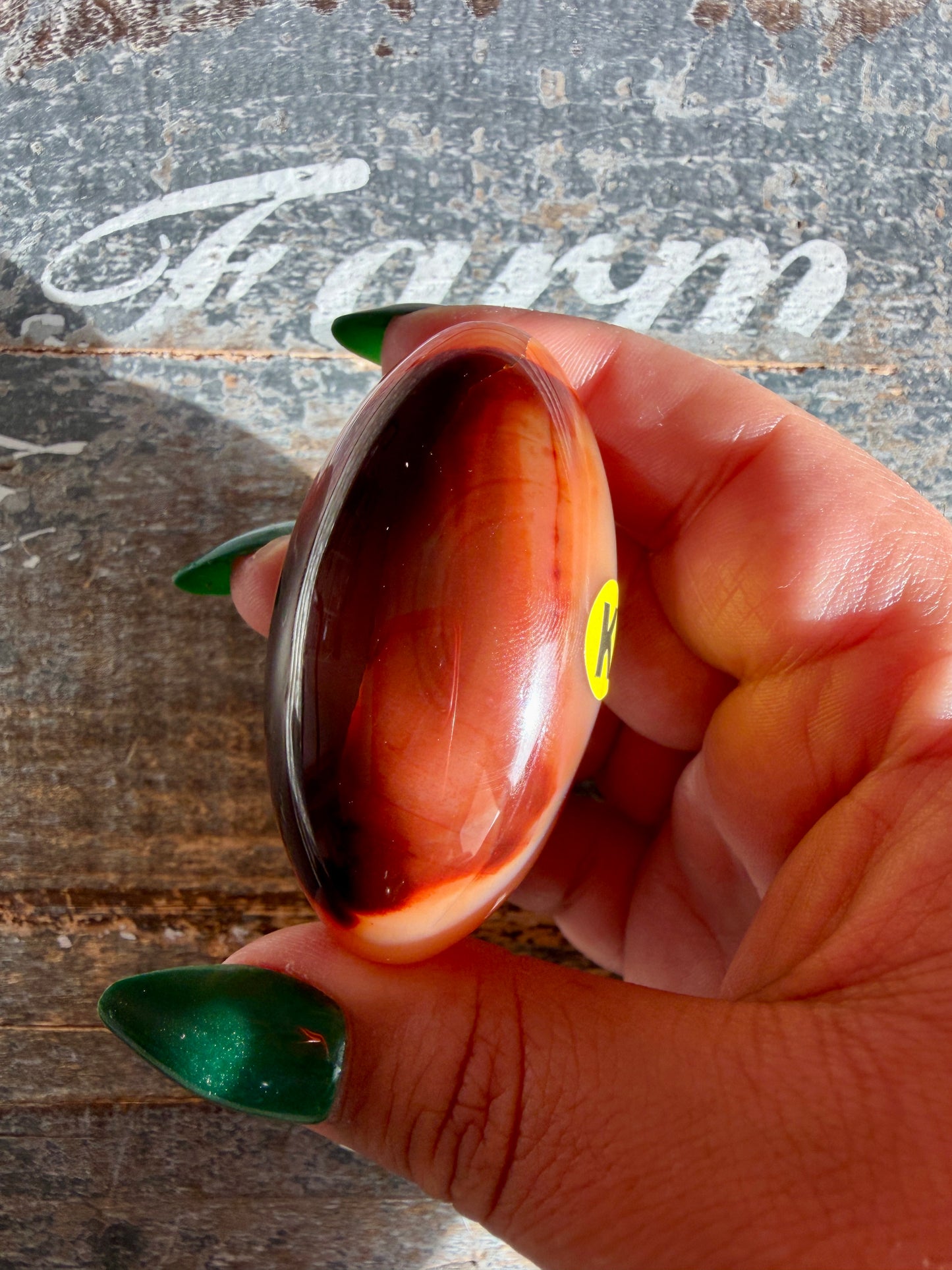 Gorgeous Carnelian Lingam | Opt K