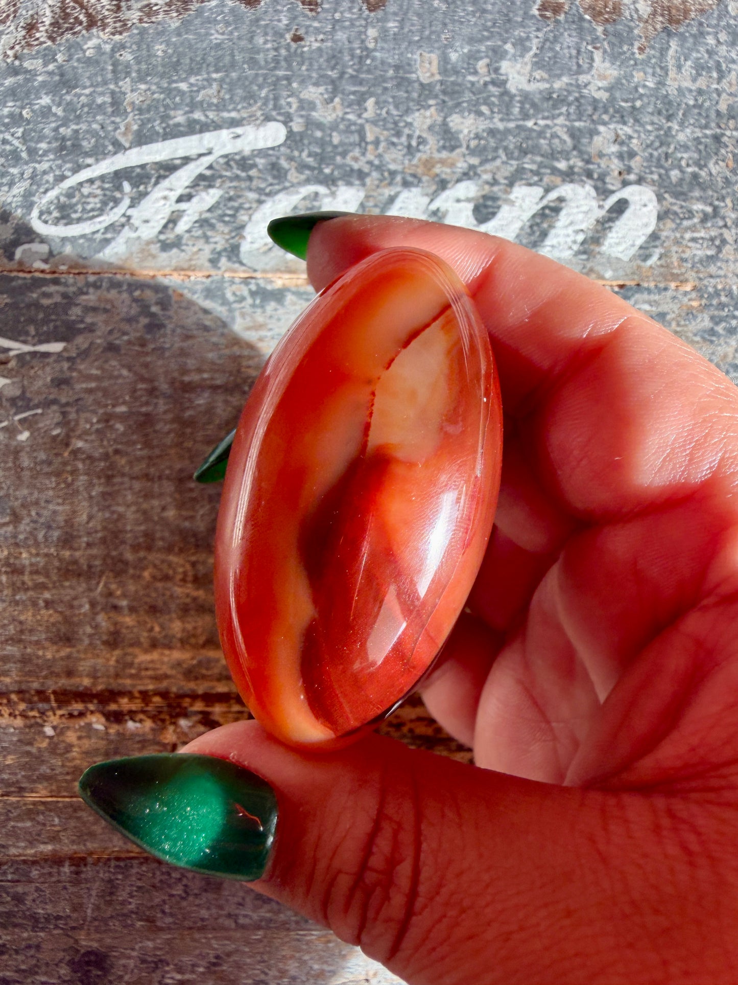 Gorgeous Carnelian Lingam | Opt K