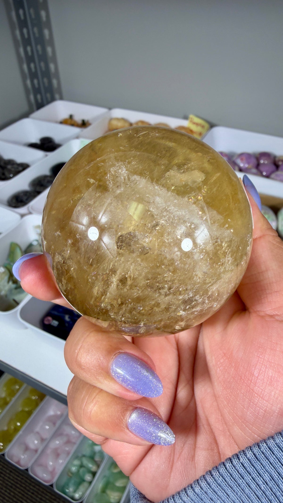 Gorgeous Natural Citrine Sphere from the Congo | Opt 51