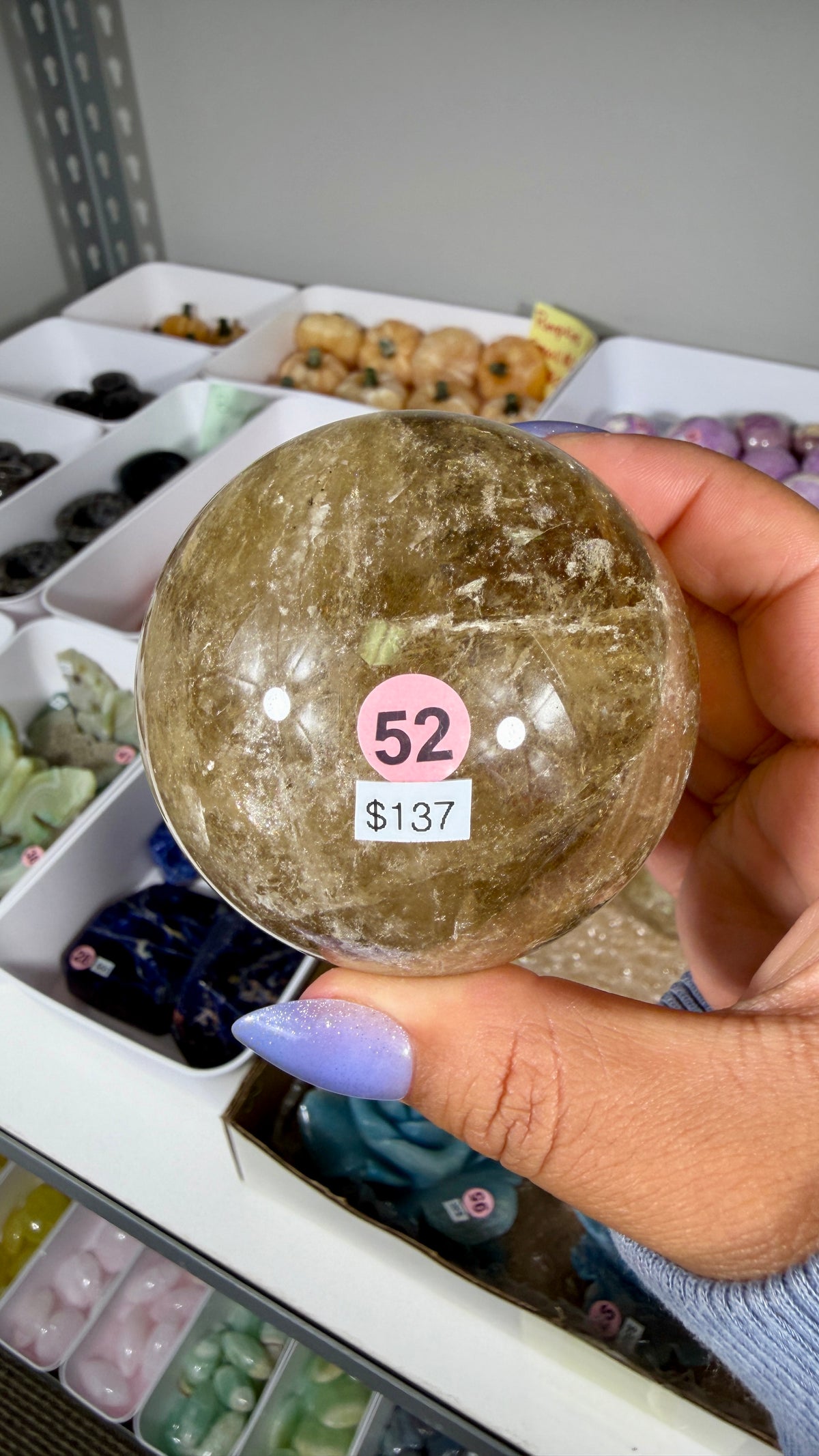 Gorgeous Natural Citrine Sphere from the Congo | Opt 52