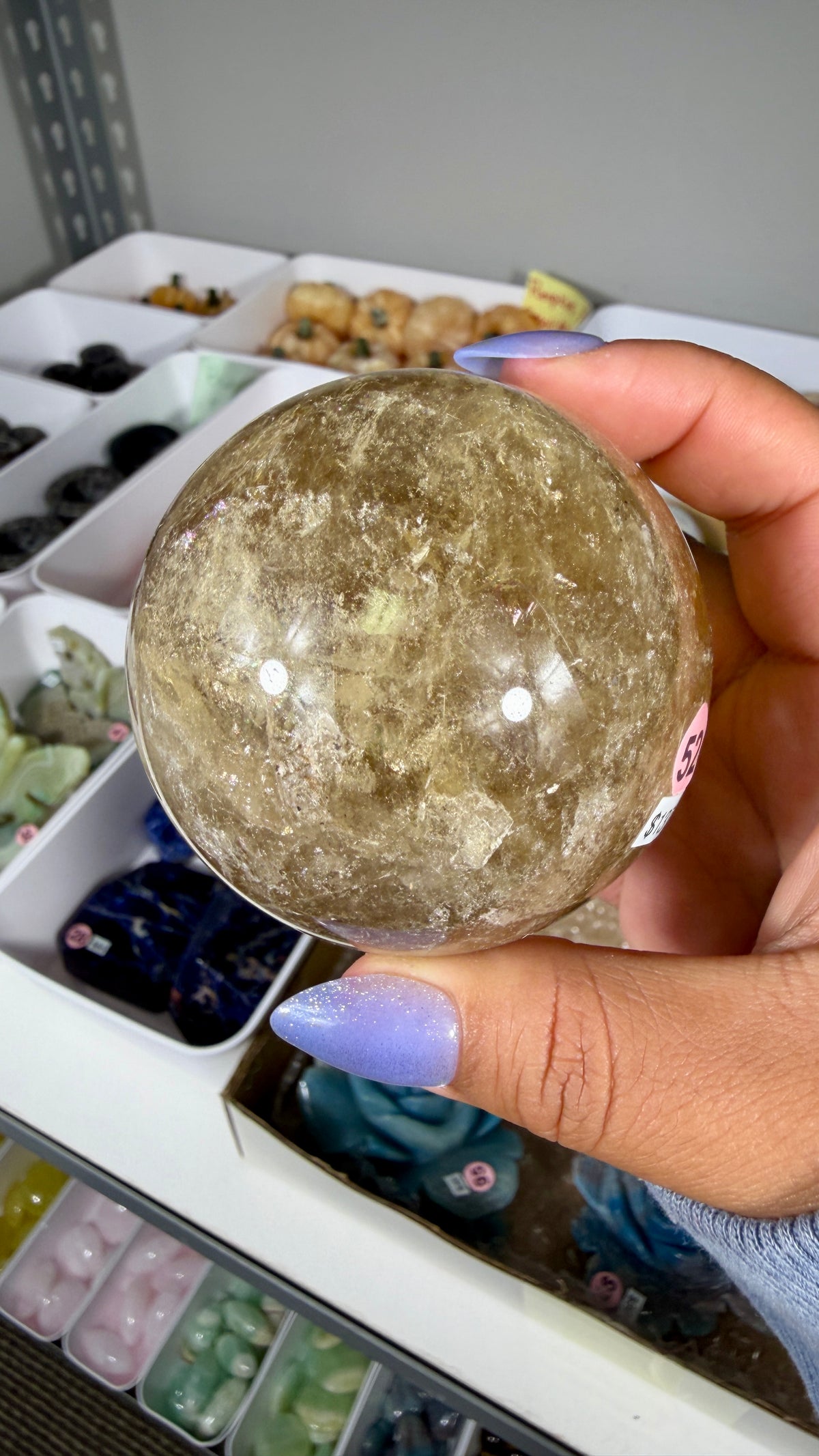 Gorgeous Natural Citrine Sphere from the Congo | Opt 52
