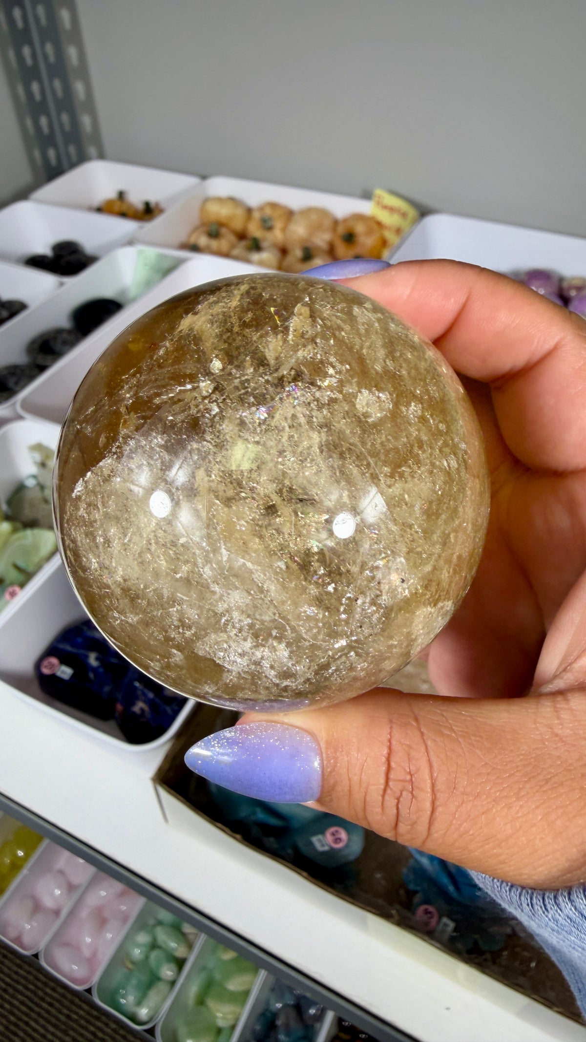 Gorgeous Natural Citrine Sphere from the Congo | Opt 52