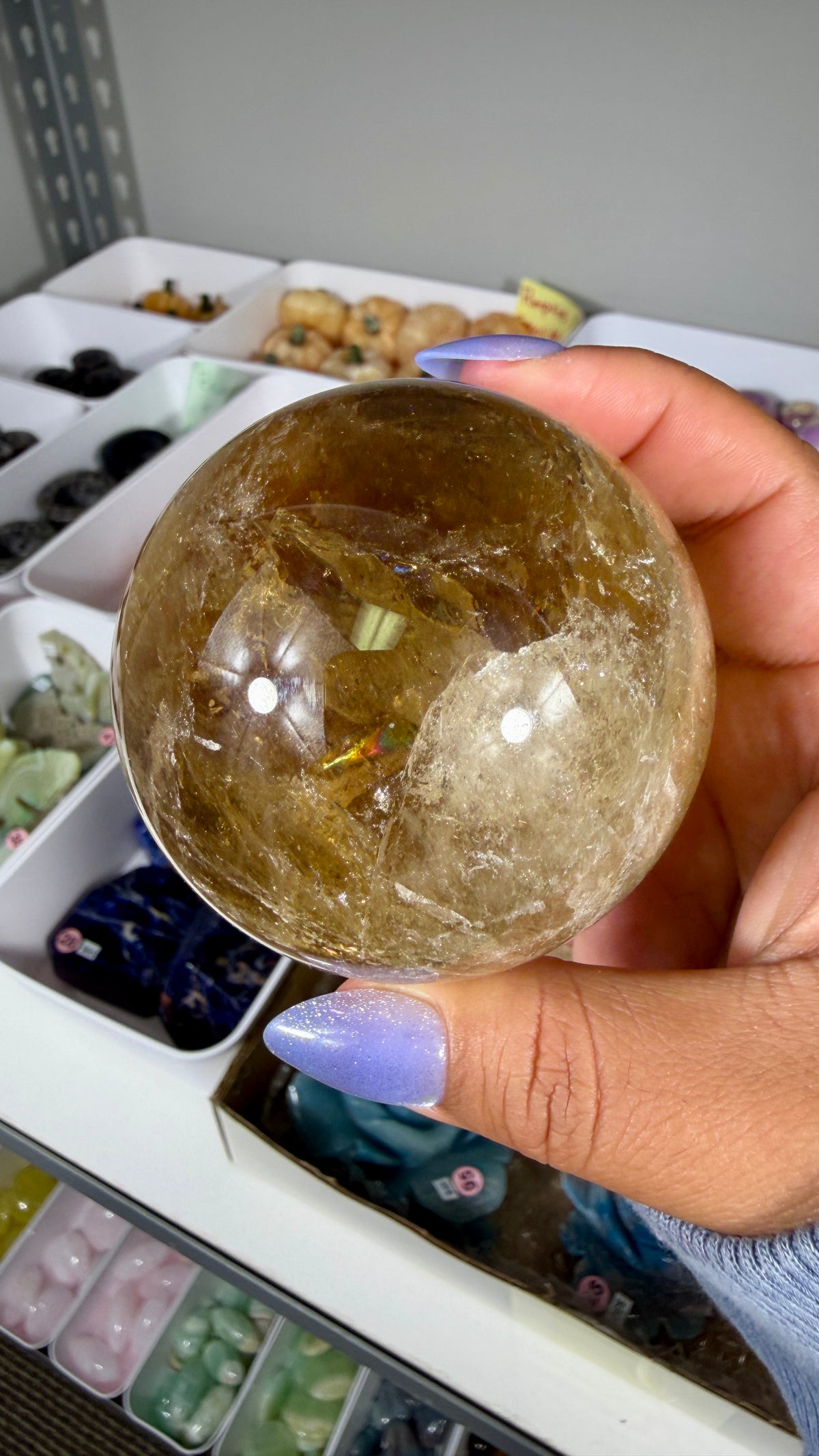 Gorgeous Natural Citrine Sphere from the Congo | Opt 52