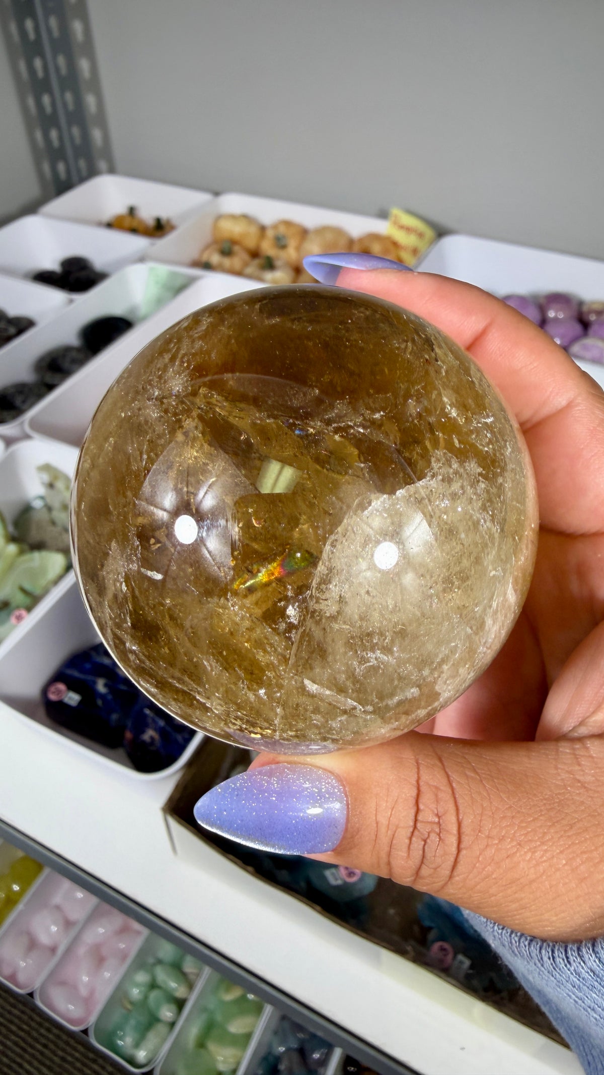 Gorgeous Natural Citrine Sphere from the Congo | Opt 52