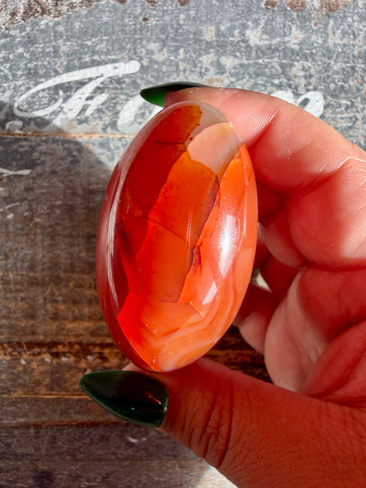 Gorgeous Carnelian Lingam | Opt G