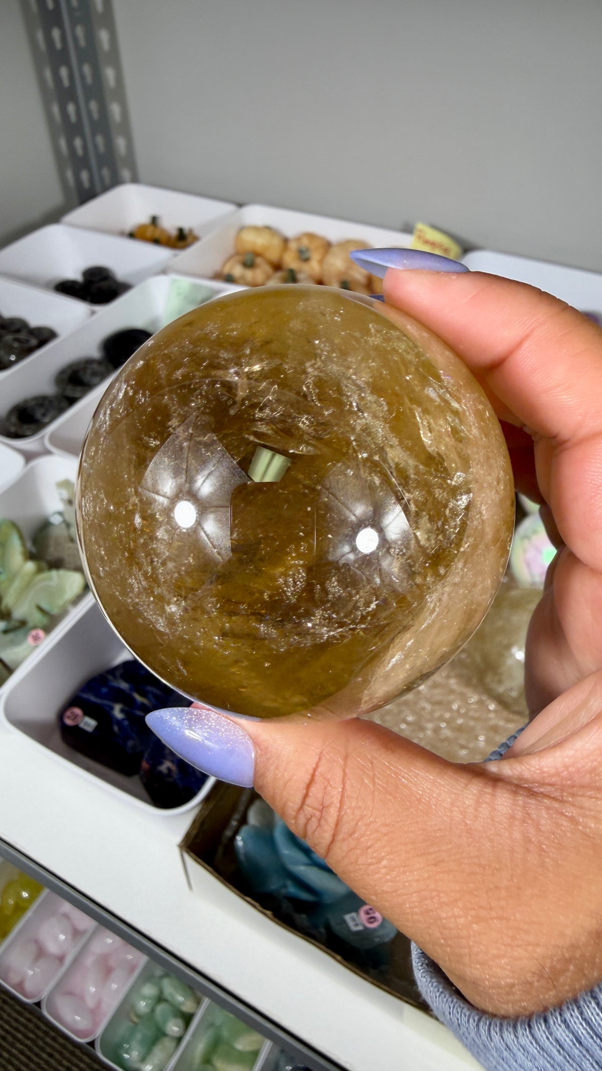 Gorgeous Natural Citrine Sphere from the Congo | Opt 52