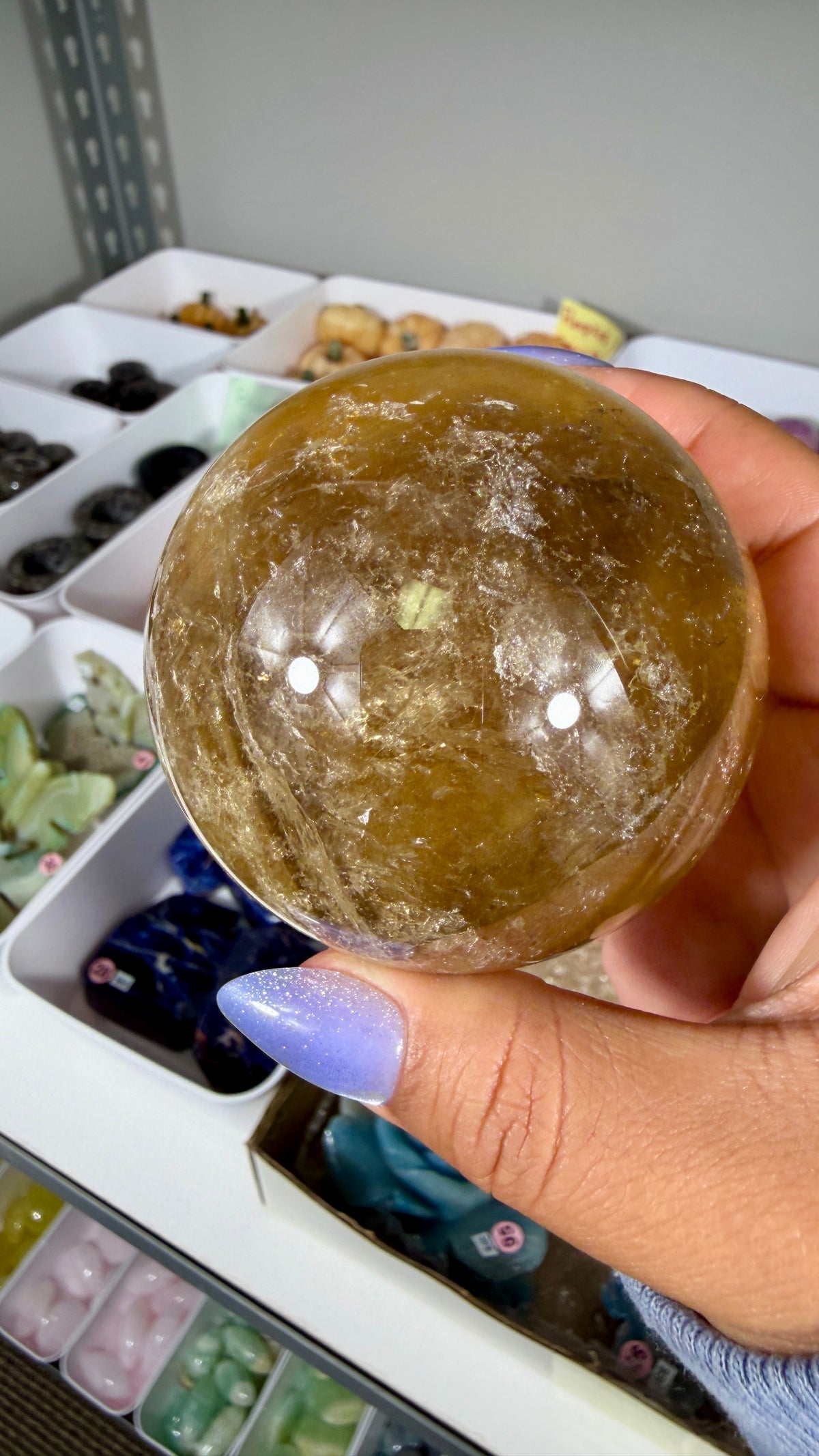 Gorgeous Natural Citrine Sphere from the Congo | Opt 52