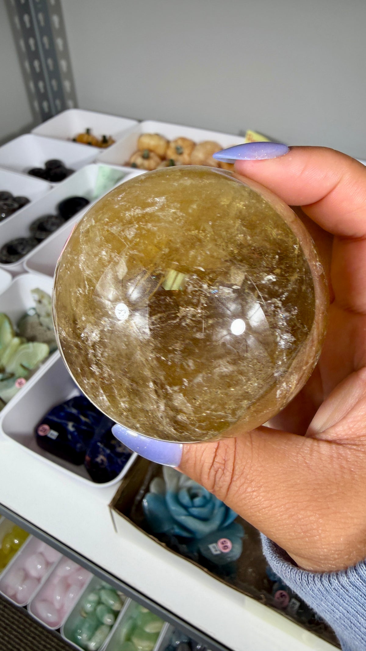 Gorgeous Natural Citrine Sphere from the Congo | Opt 52