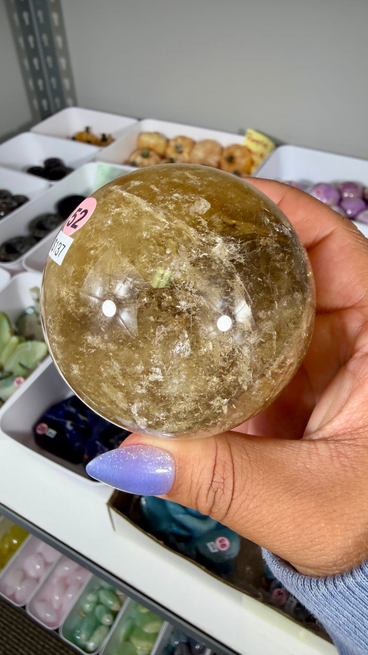 Gorgeous Natural Citrine Sphere from the Congo | Opt 52