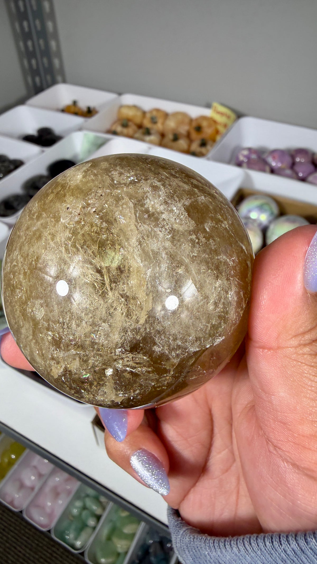 Gorgeous Natural Citrine Sphere from the Congo | Opt 52