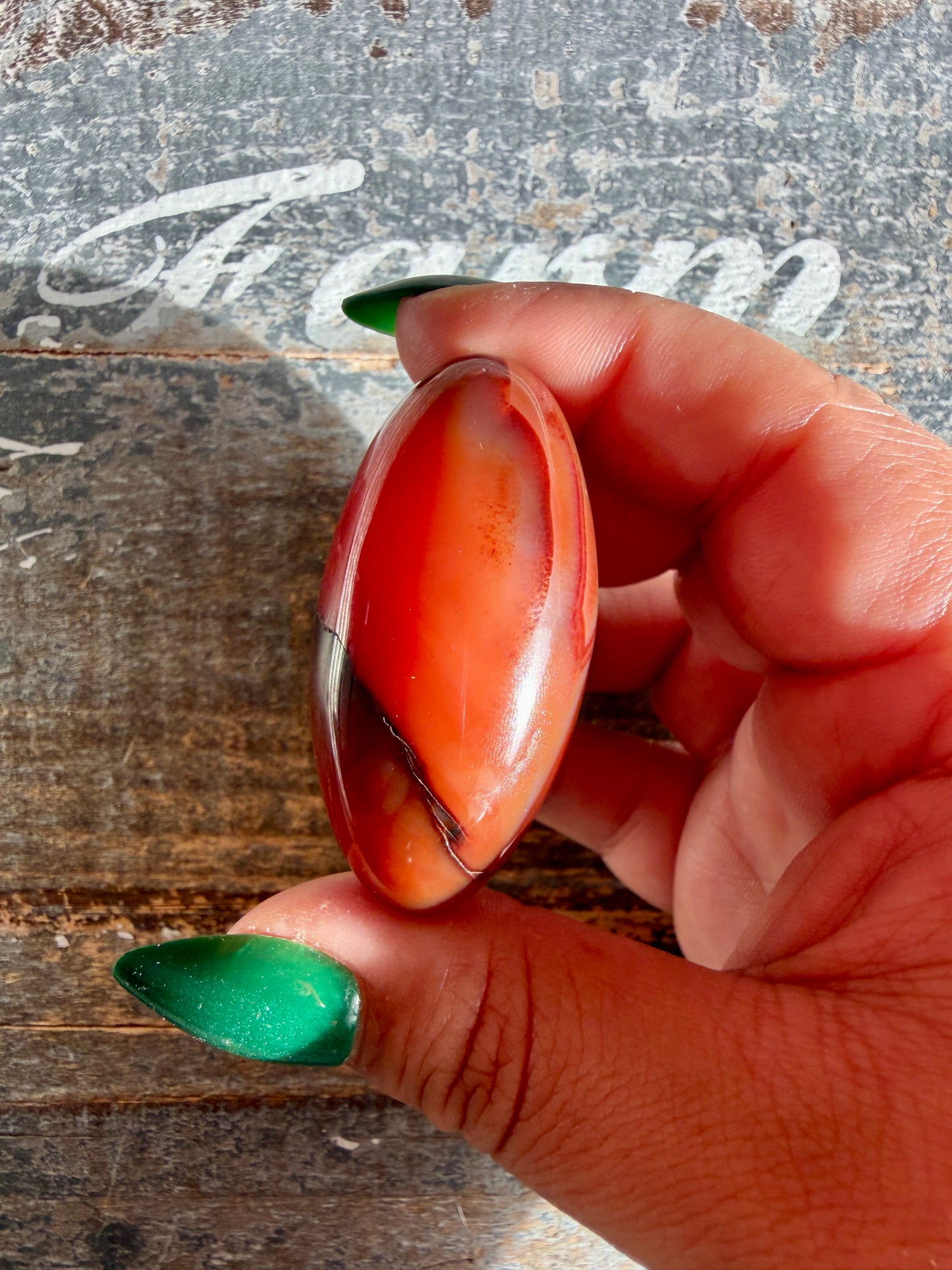 Gorgeous Carnelian Lingam | Opt H