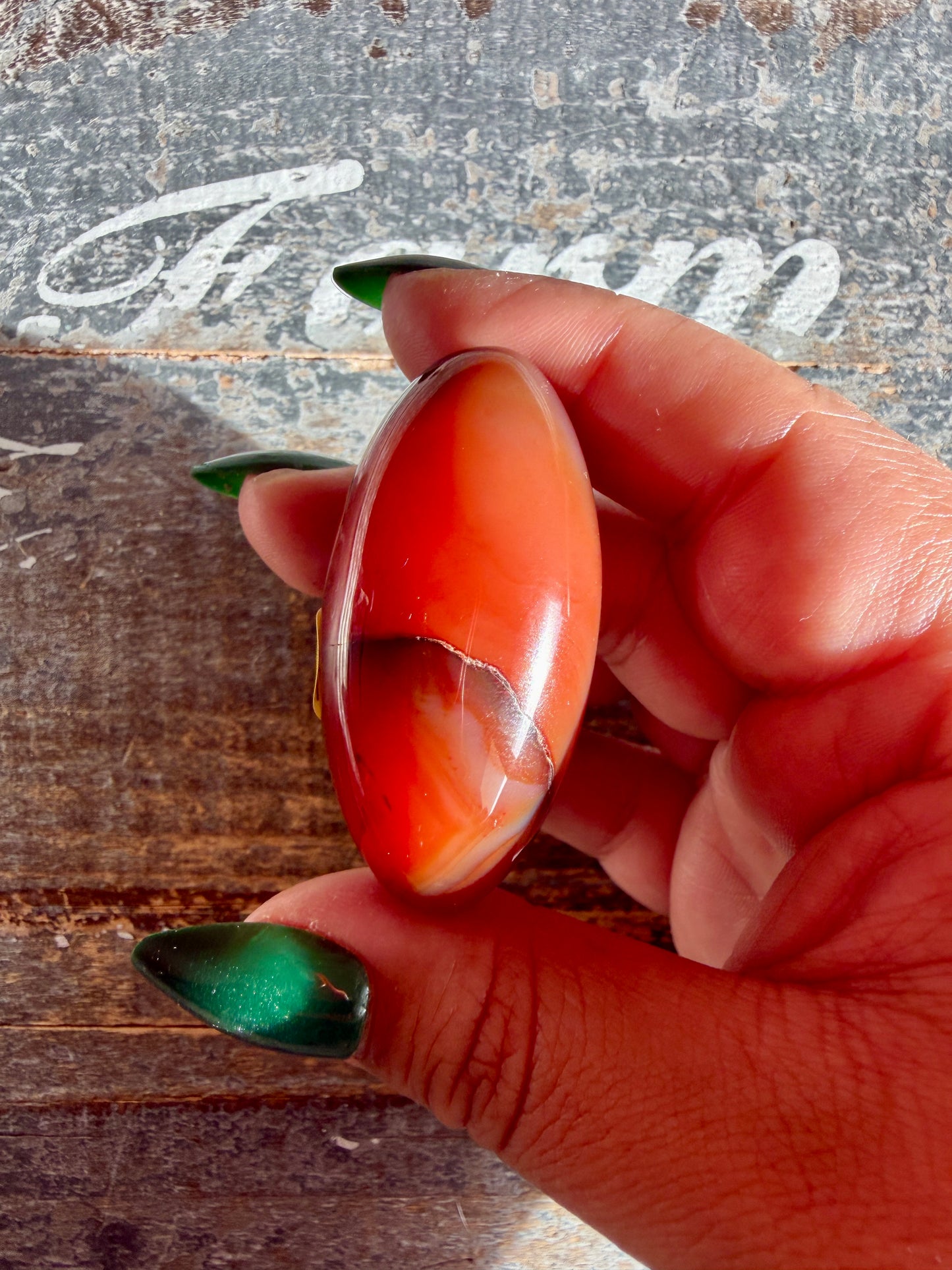 Gorgeous Carnelian Lingam | Opt H