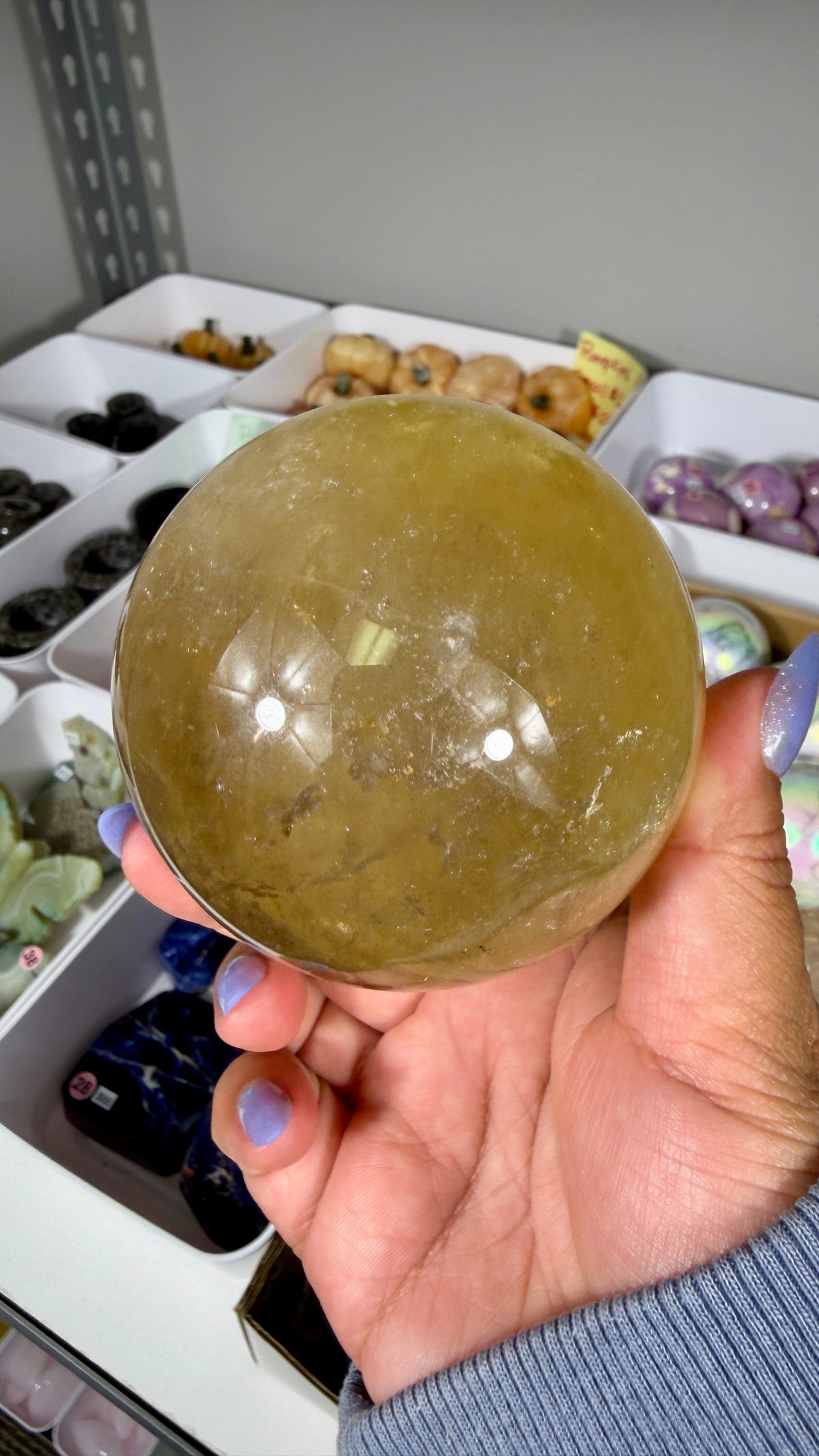 Gorgeous Natural Citrine Sphere from the Congo | Opt 46