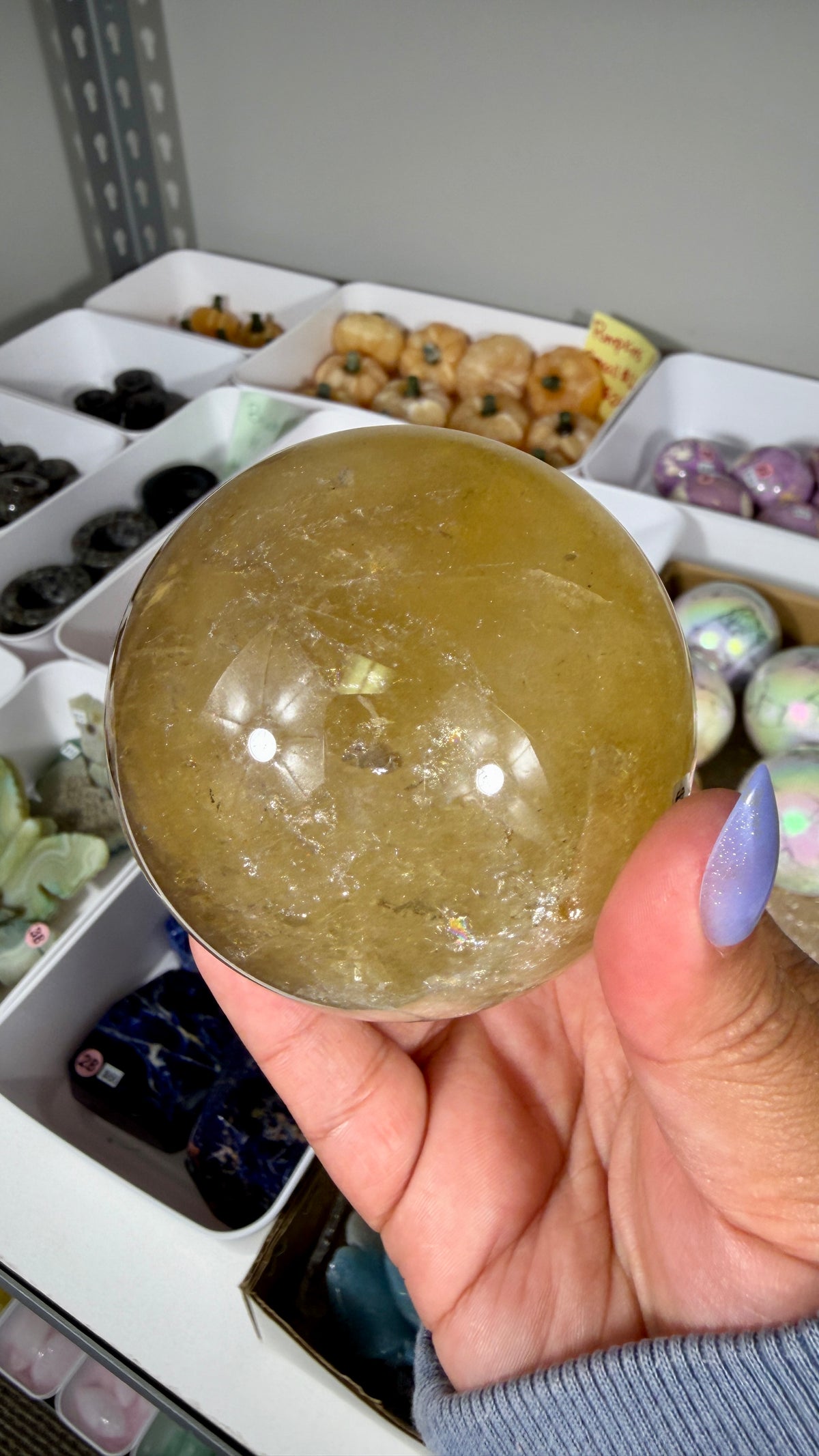 Gorgeous Natural Citrine Sphere from the Congo | Opt 46
