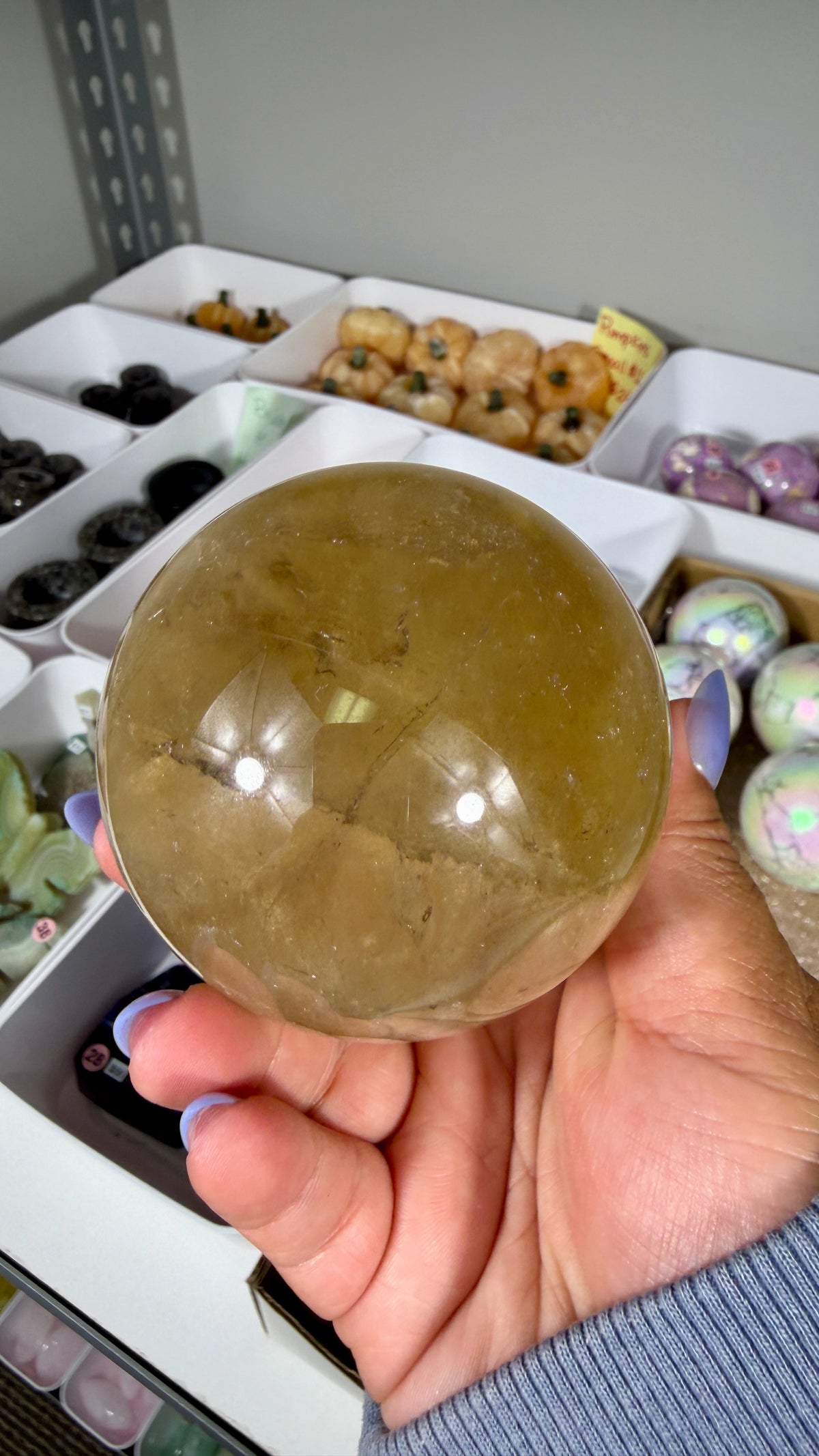 Gorgeous Natural Citrine Sphere from the Congo | Opt 46