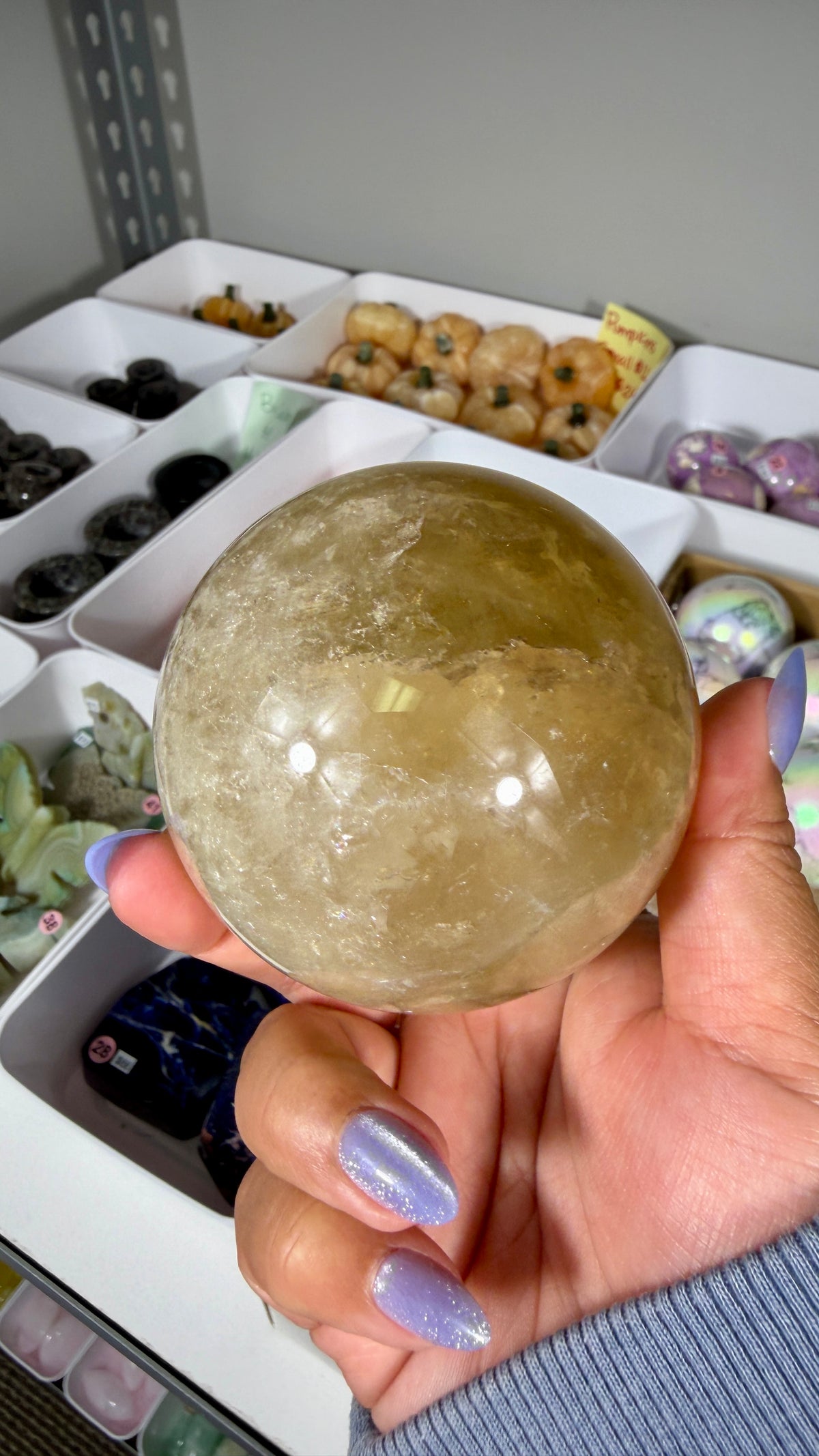 Gorgeous Natural Citrine Sphere from the Congo | Opt 46