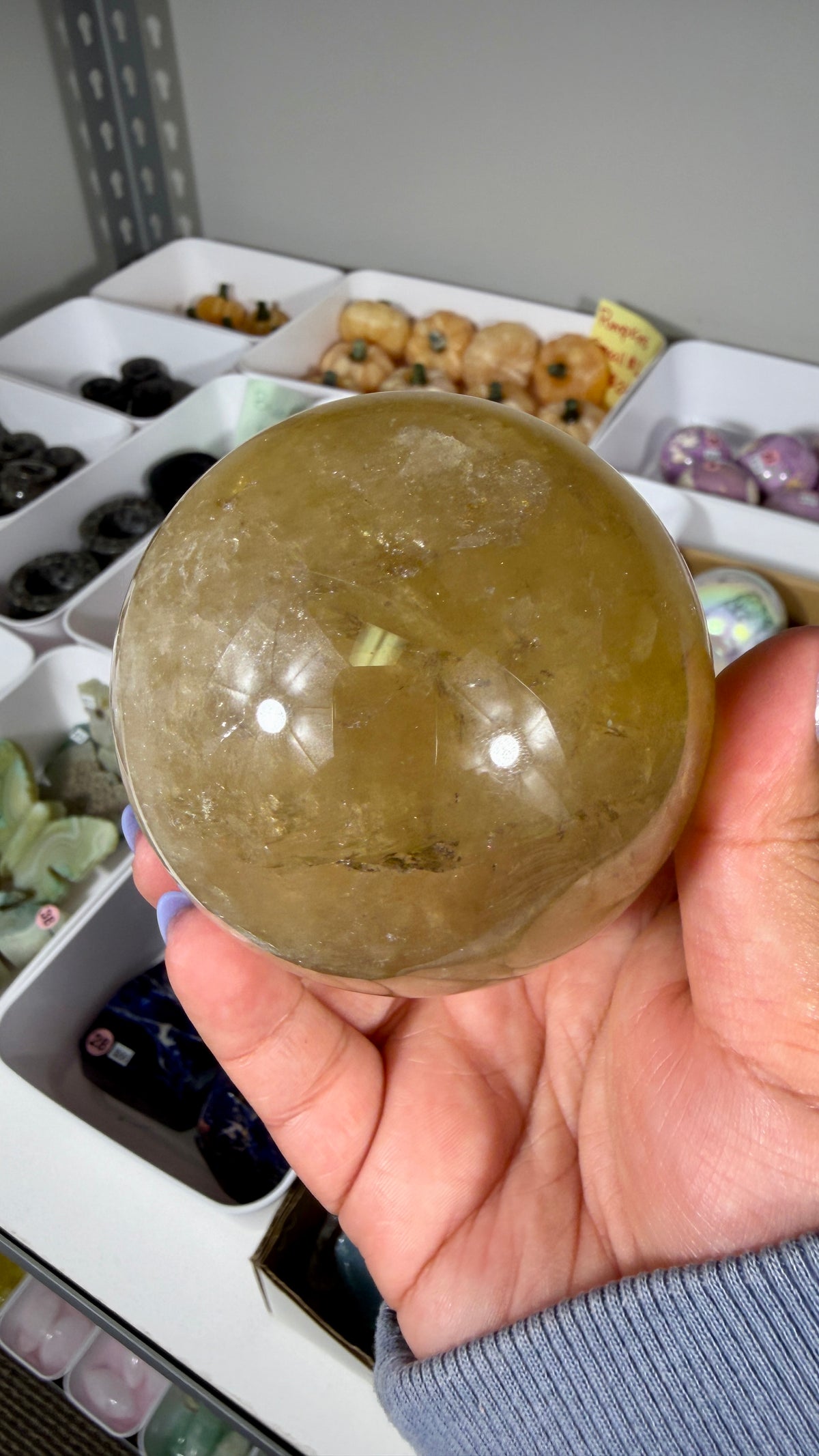 Gorgeous Natural Citrine Sphere from the Congo | Opt 46