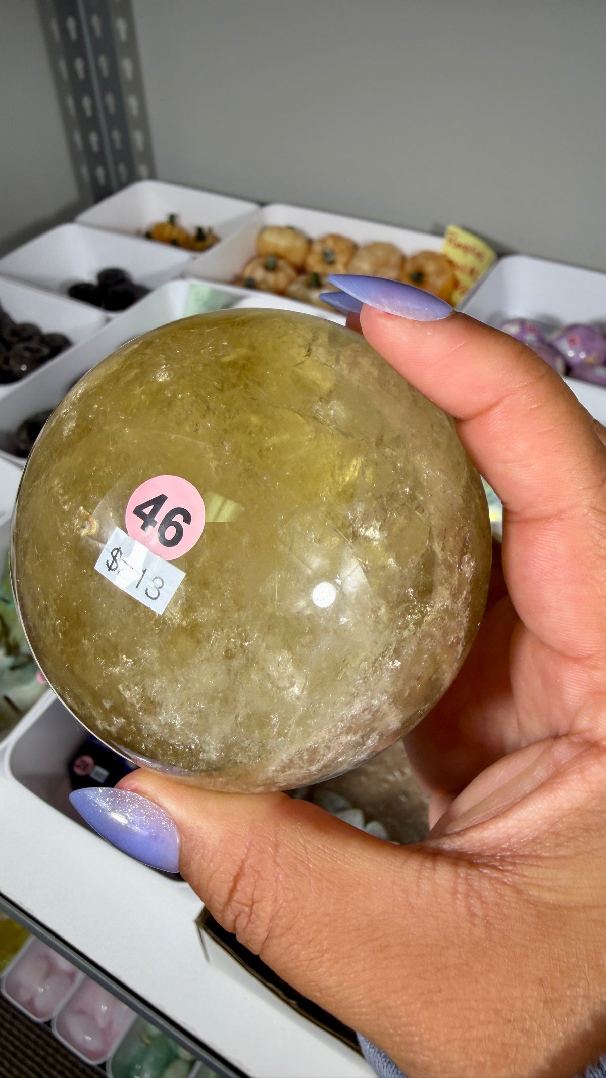 Gorgeous Natural Citrine Sphere from the Congo | Opt 46
