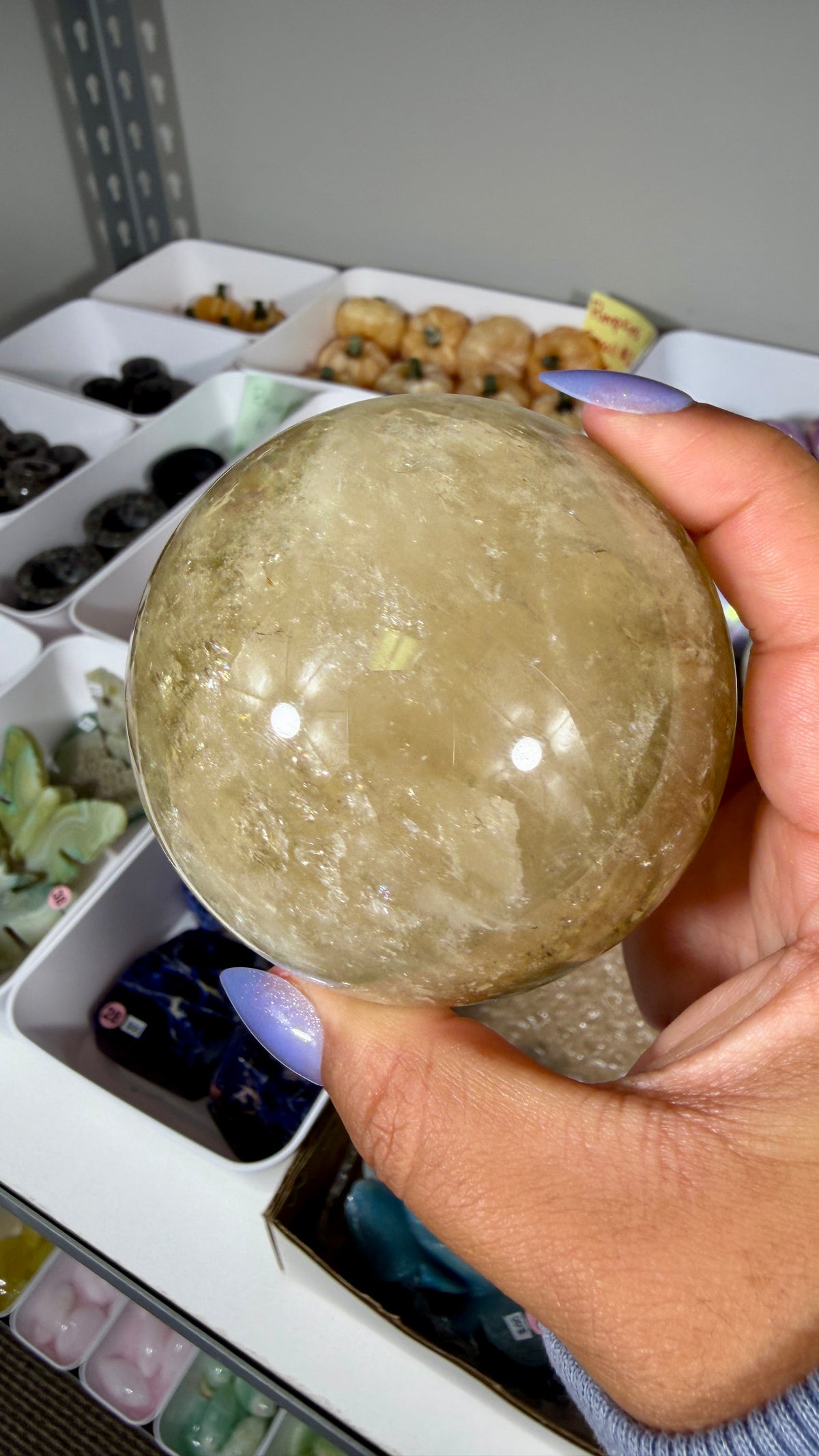 Gorgeous Natural Citrine Sphere from the Congo | Opt 46