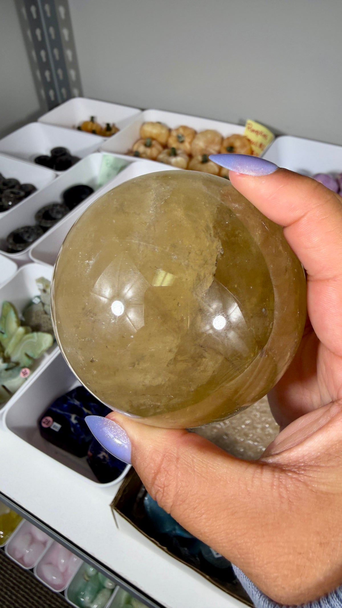 Gorgeous Natural Citrine Sphere from the Congo | Opt 46