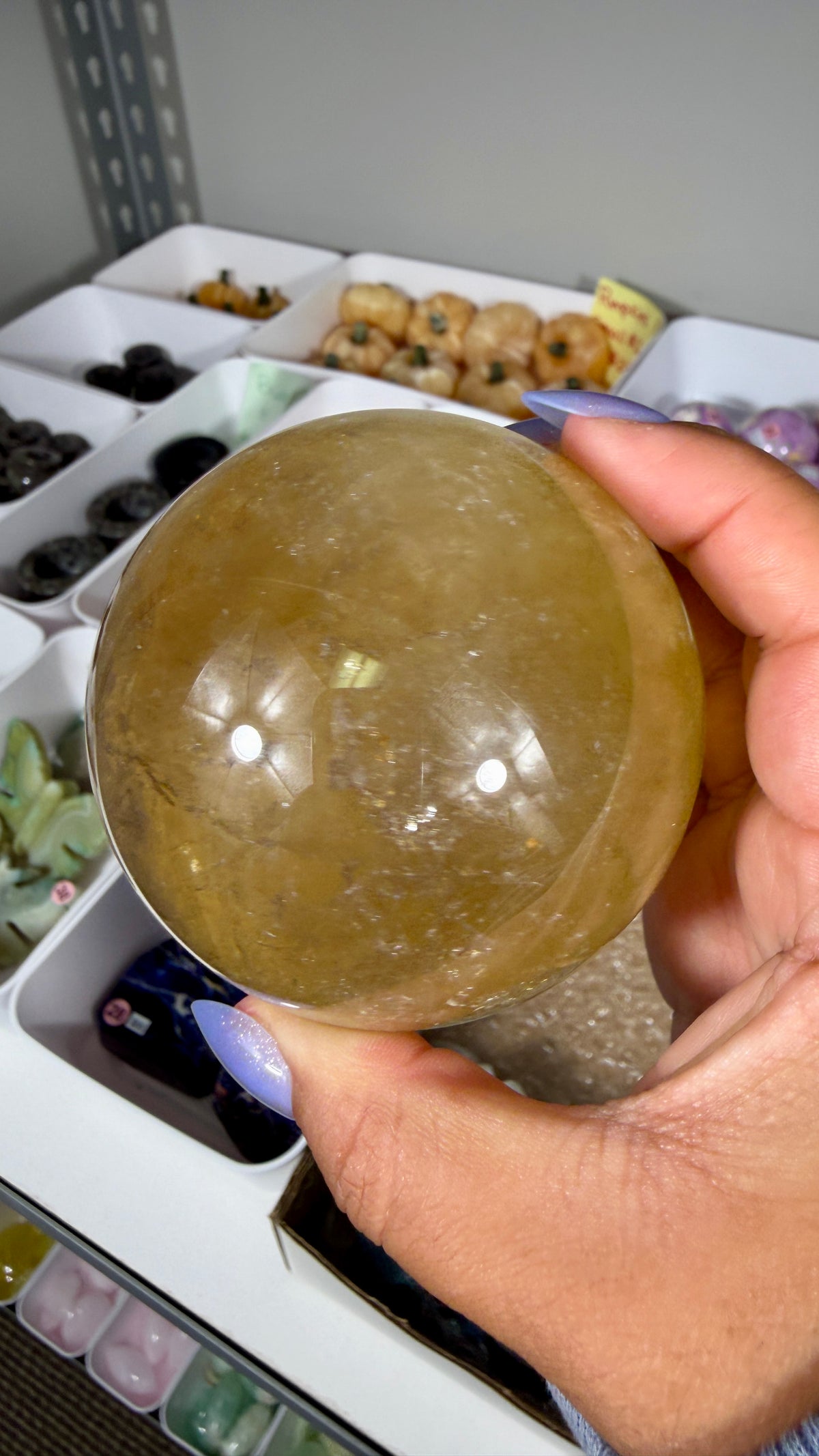 Gorgeous Natural Citrine Sphere from the Congo | Opt 46