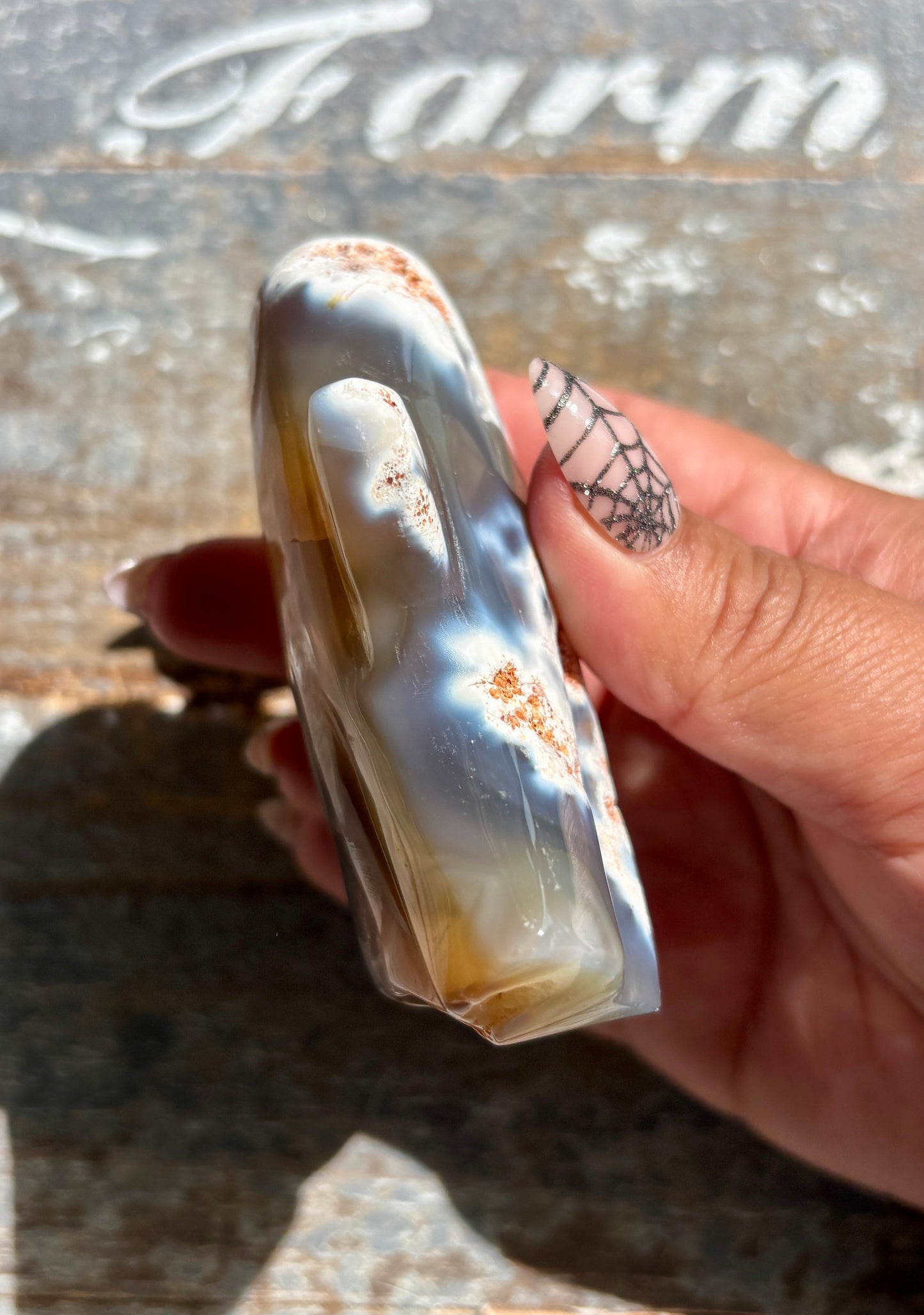Gorgeous Orca Agate Ghost | Opt D