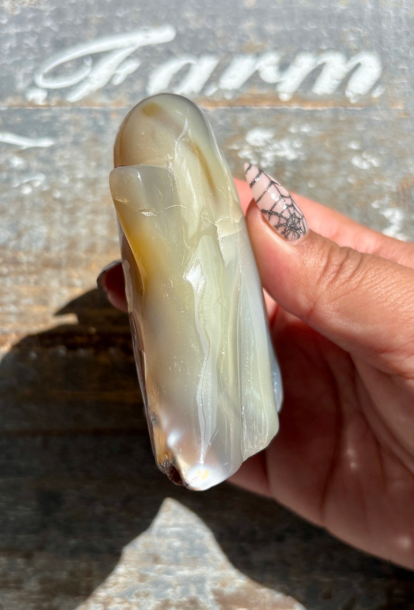 Gorgeous Orca Agate Ghost | Opt D