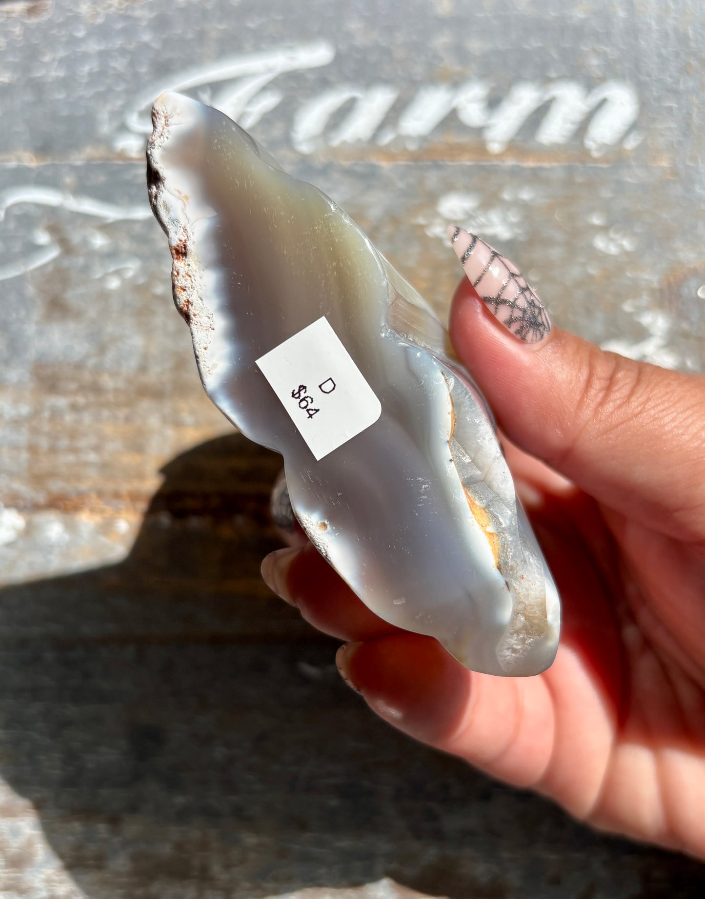 Gorgeous Orca Agate Ghost | Opt D