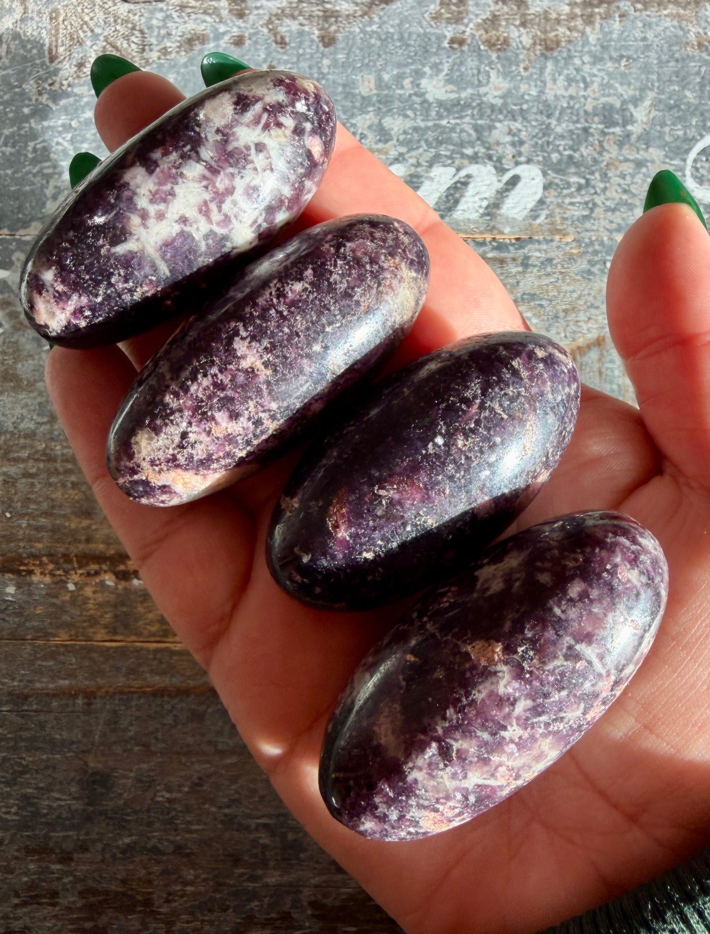 One (1) Gorgeous Lepidolite, Pink Tourmaline & Quartz Lingam | Intuitively Chosen