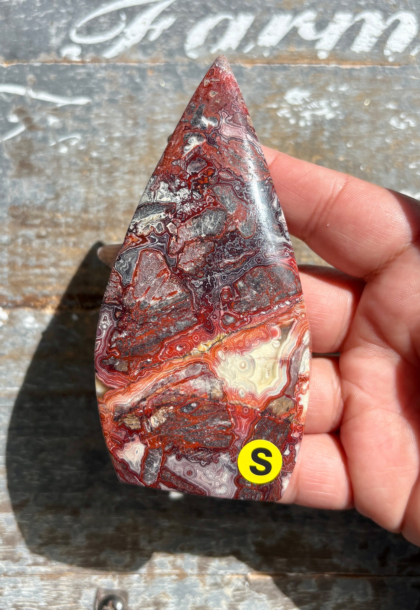 Gorgeous Crazy Lace Agate Flame | Opt S