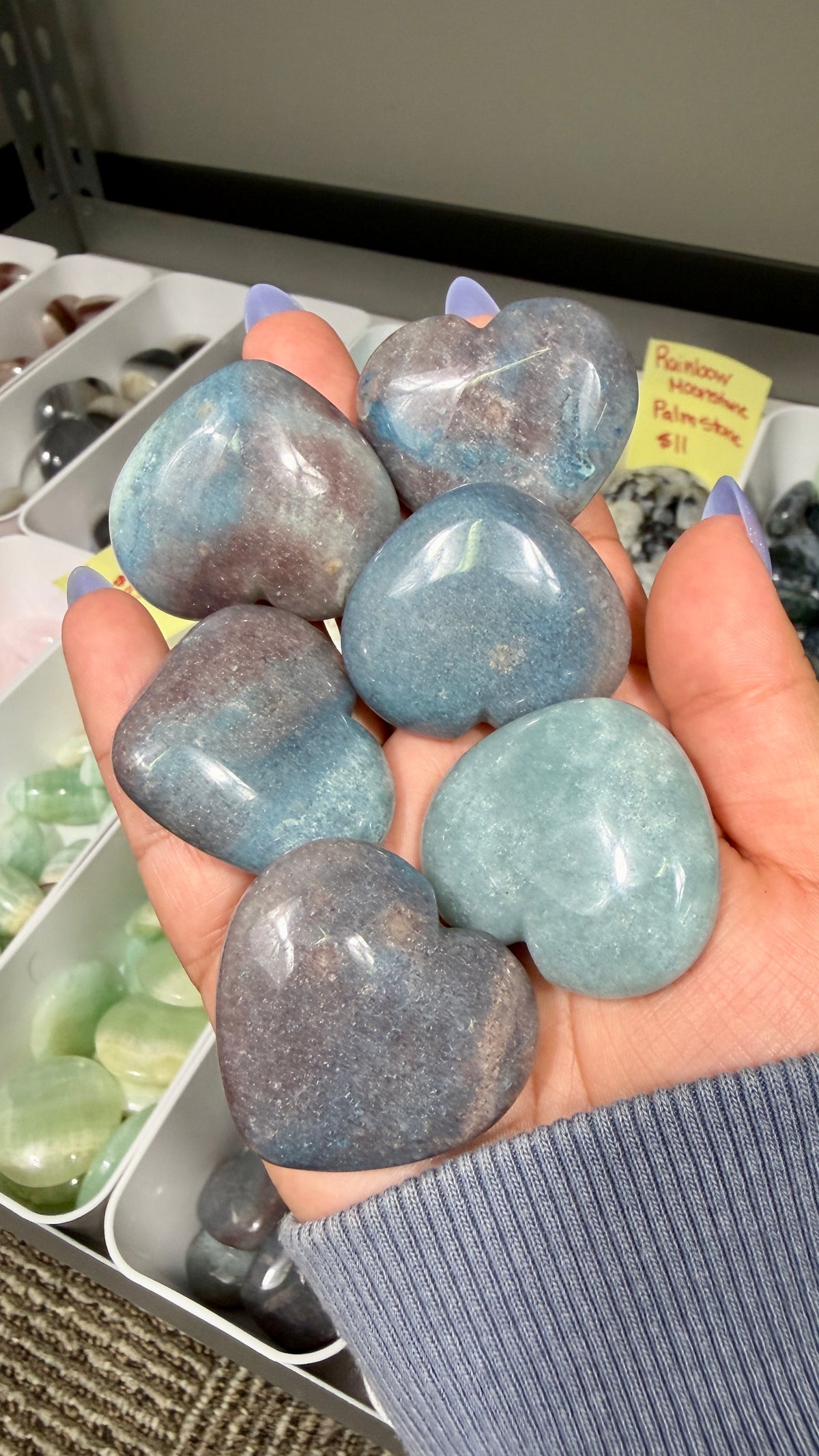 One (1) Trolleite Mini Heart | Intuitively Chosen