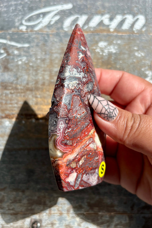 Gorgeous Crazy Lace Agate Flame | Opt S