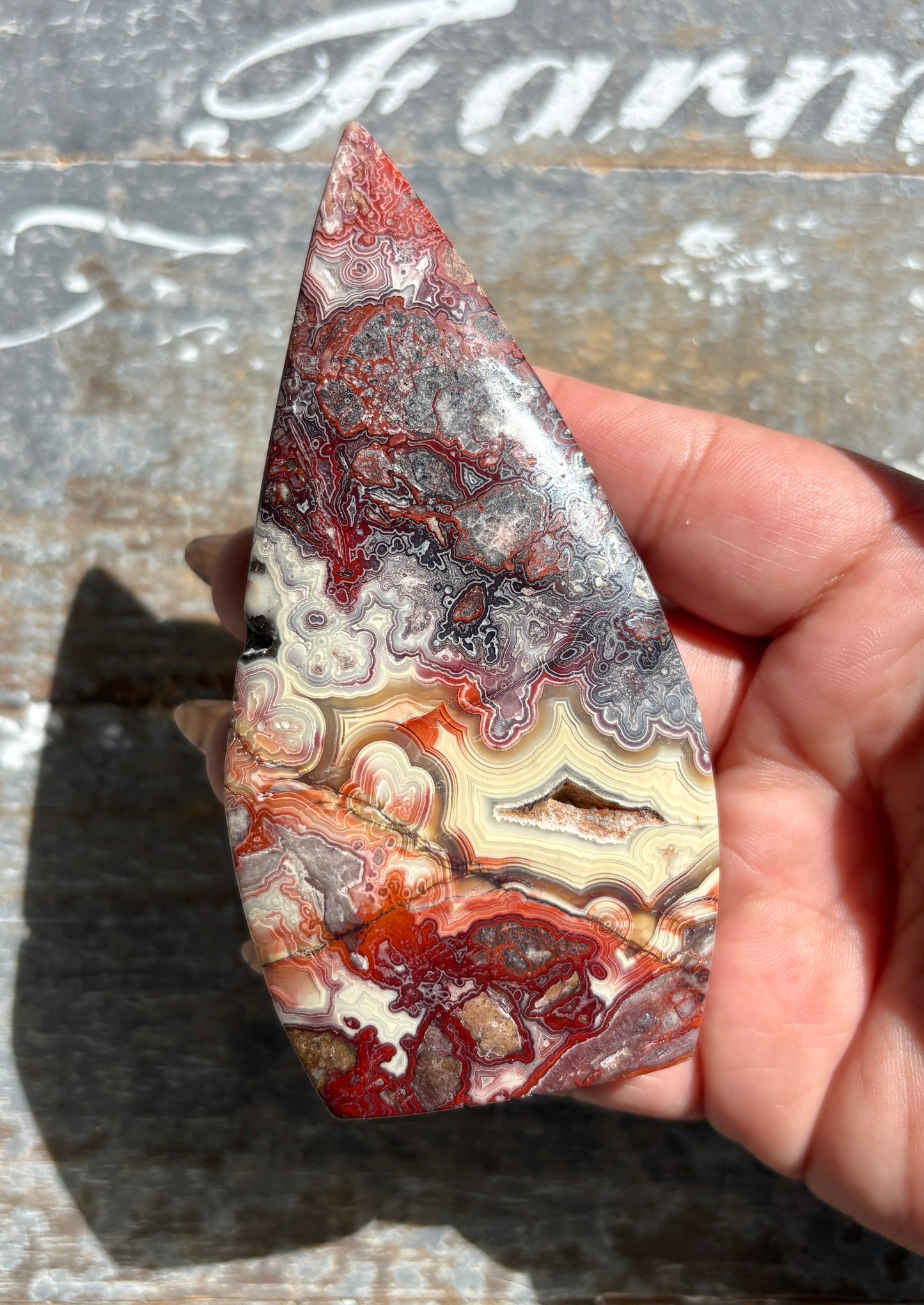 Gorgeous Crazy Lace Agate Flame | Opt S