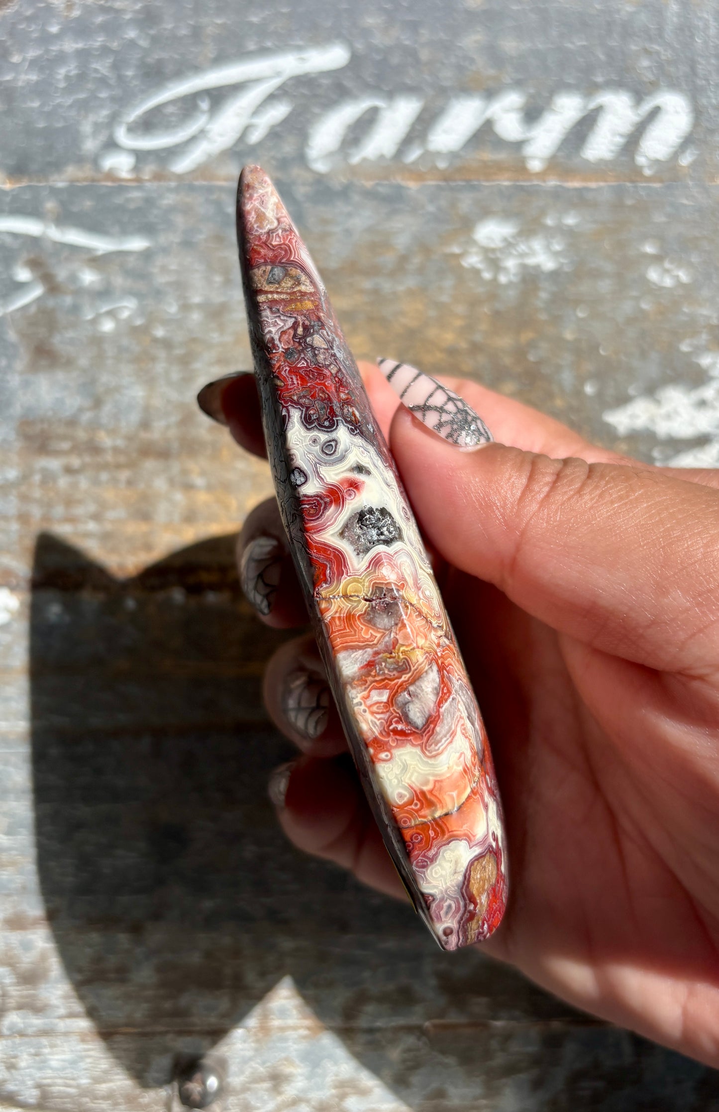 Gorgeous Crazy Lace Agate Flame | Opt S