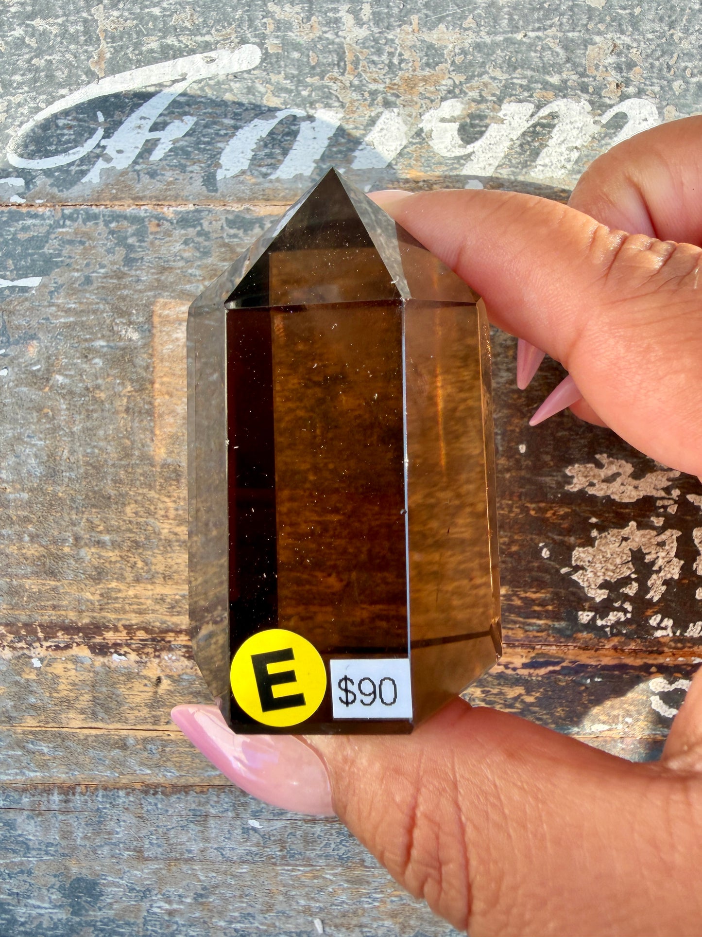 Super Clear Dark Smokey Quartz Tower | Brazil | Opt E