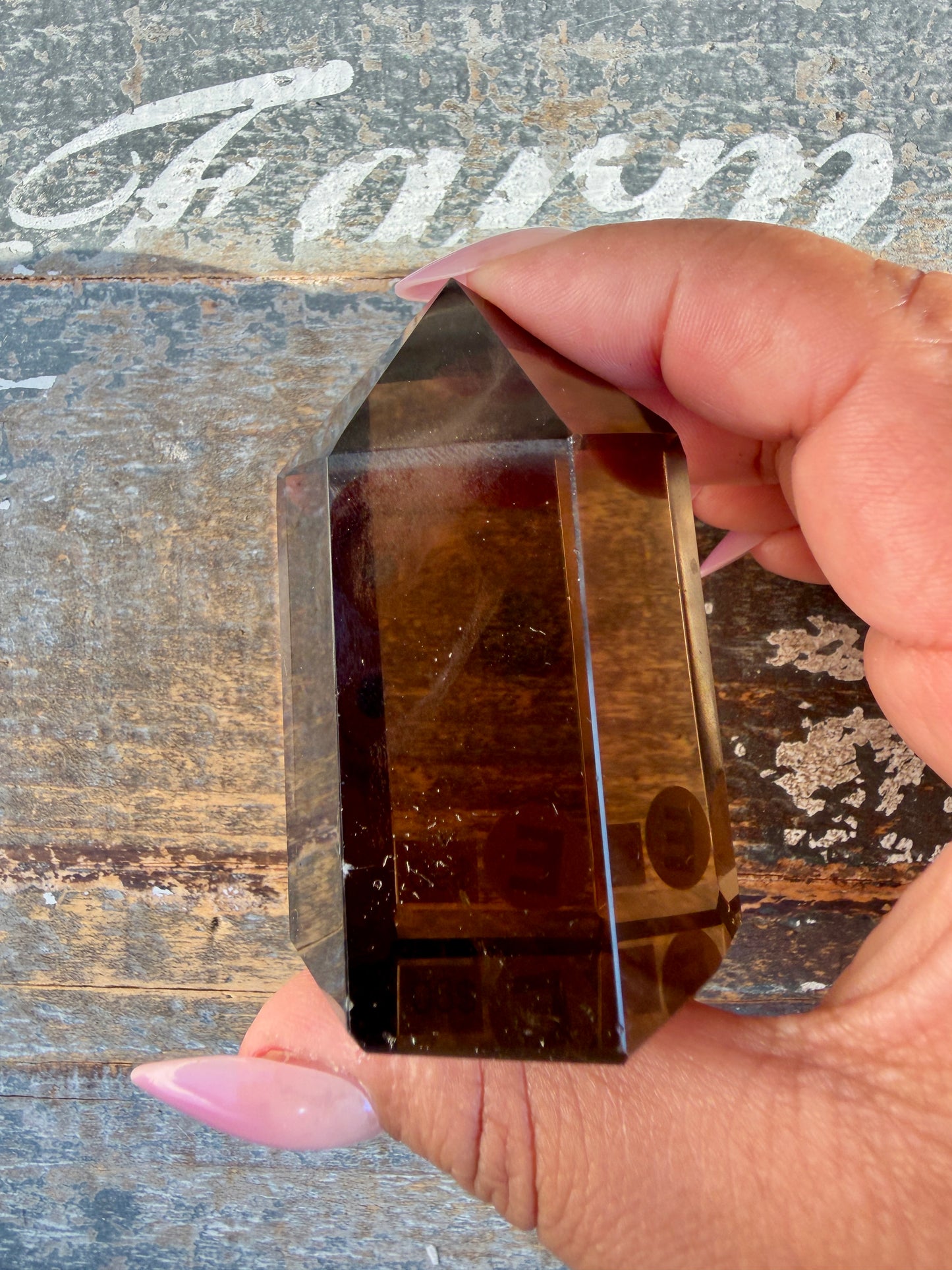 Super Clear Dark Smokey Quartz Tower | Brazil | Opt E