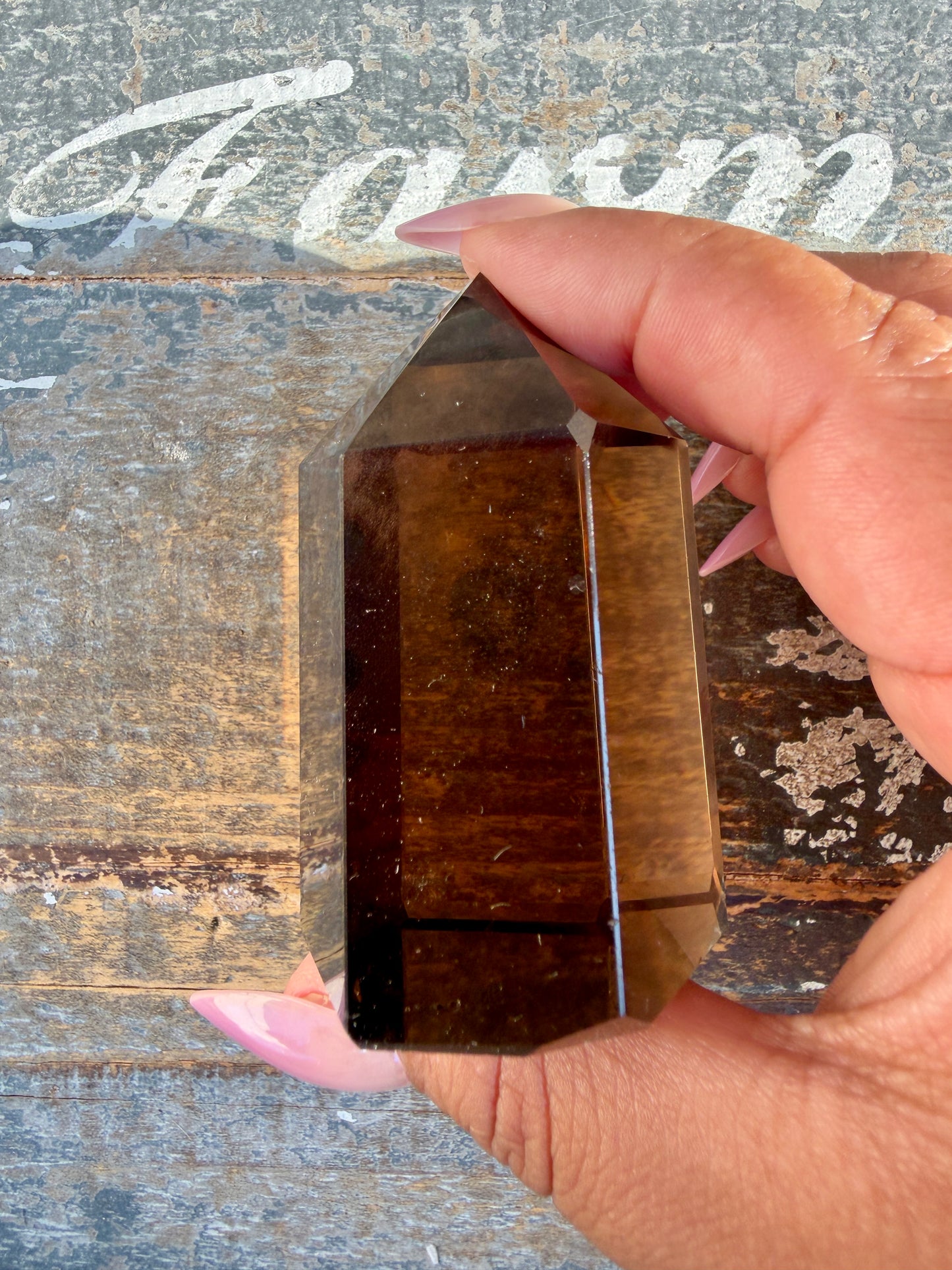 Super Clear Dark Smokey Quartz Tower | Brazil | Opt E