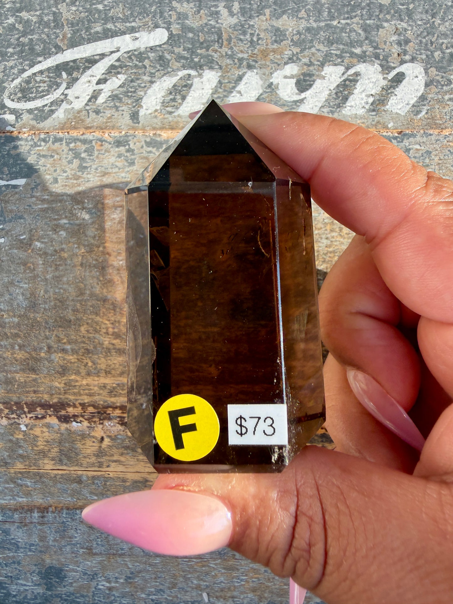 Super Clear Dark Smokey Quartz Tower | Brazil | Opt F